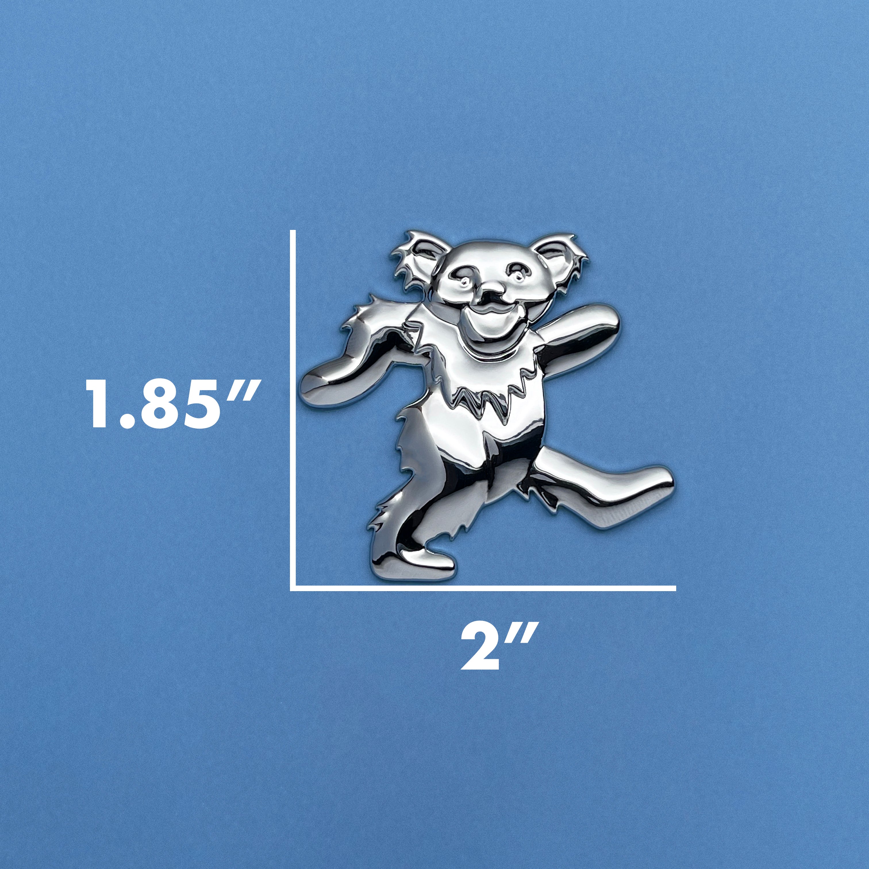 the BEAR BADGE - Grateful Fred - Vehicle Emblems & Hood Ornaments