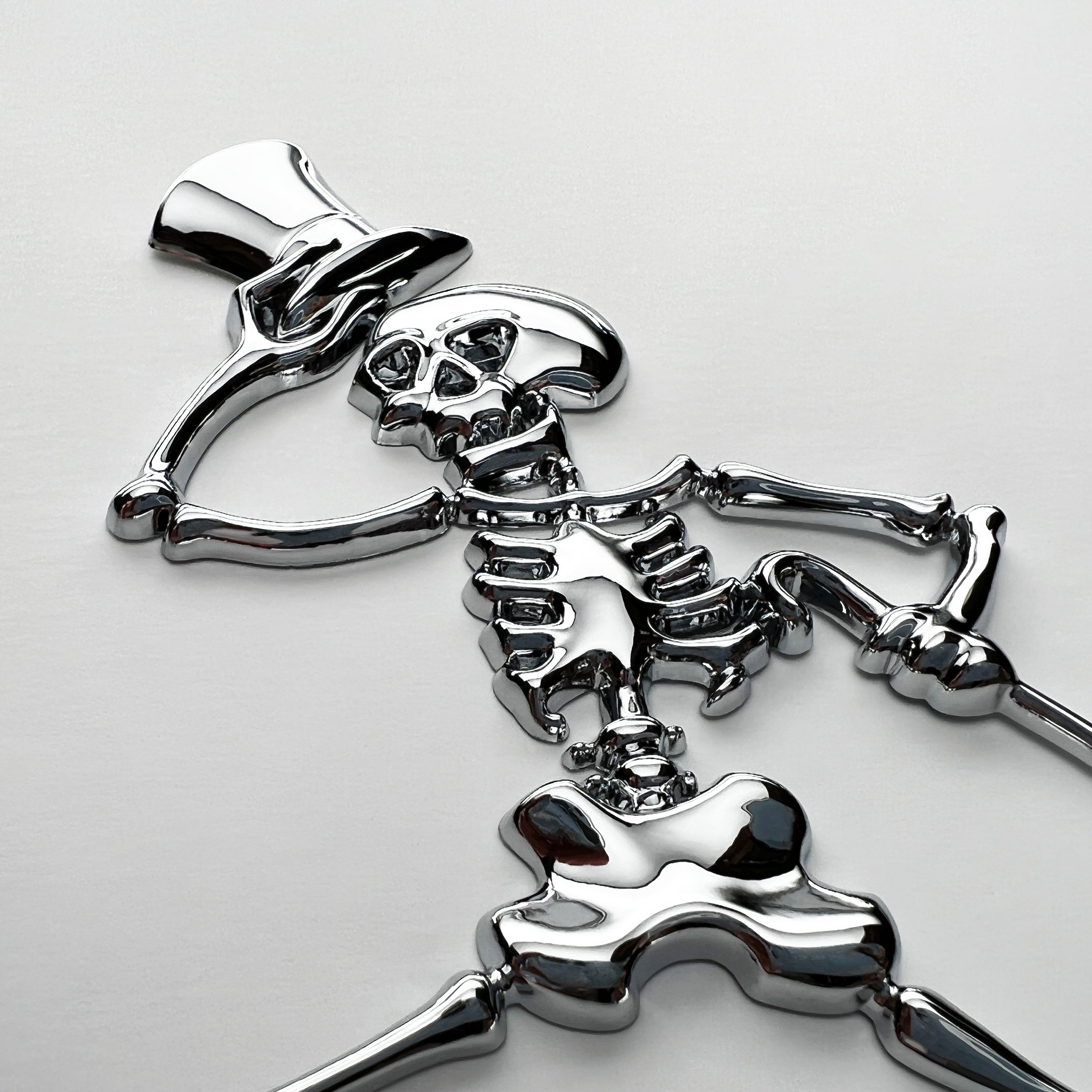 the DANCING SKELETON BADGE - Grateful Fred - Badge