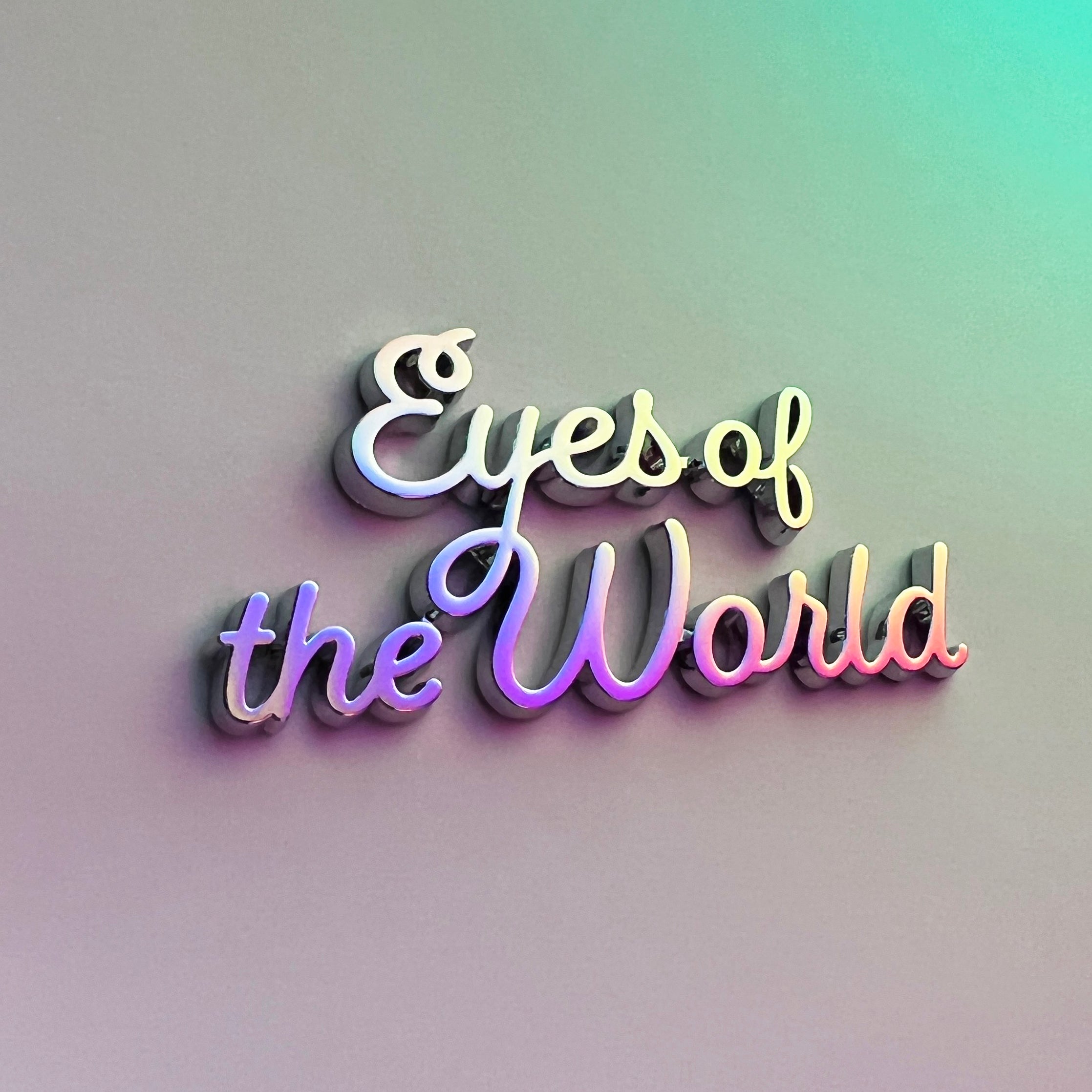 the EYES OF THE WORLD BADGE - Grateful Fred - Vehicle Emblems & Hood Ornaments