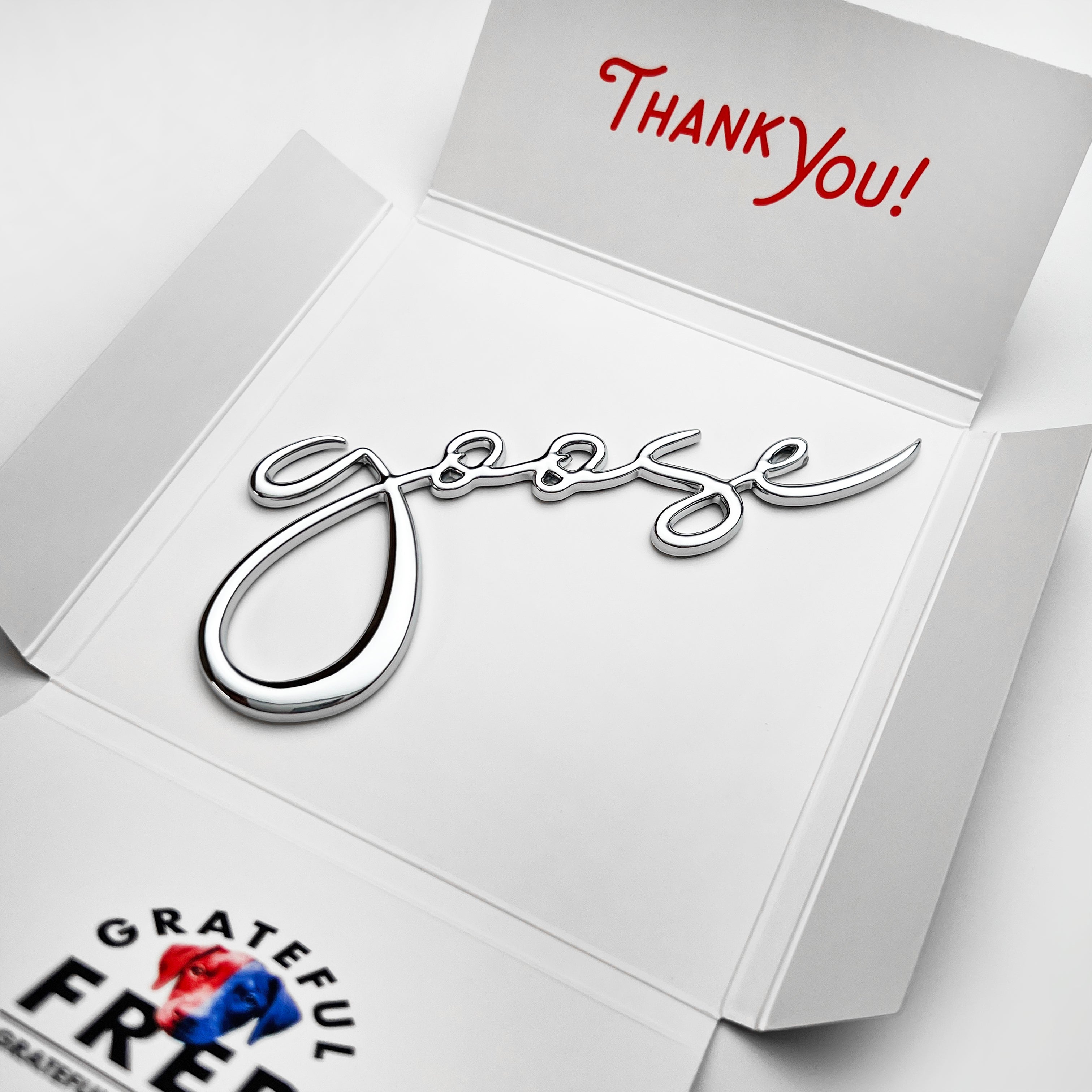 the GOOSE BADGE - Grateful Fred - Badge