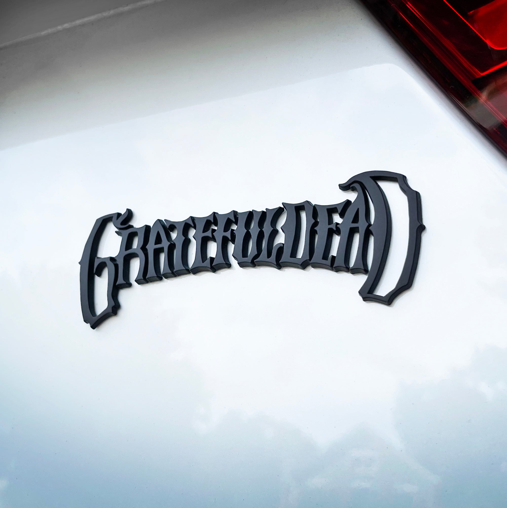 the GRATEFUL DEAD BADGE - Grateful Fred - Vehicle Emblems & Hood Ornaments