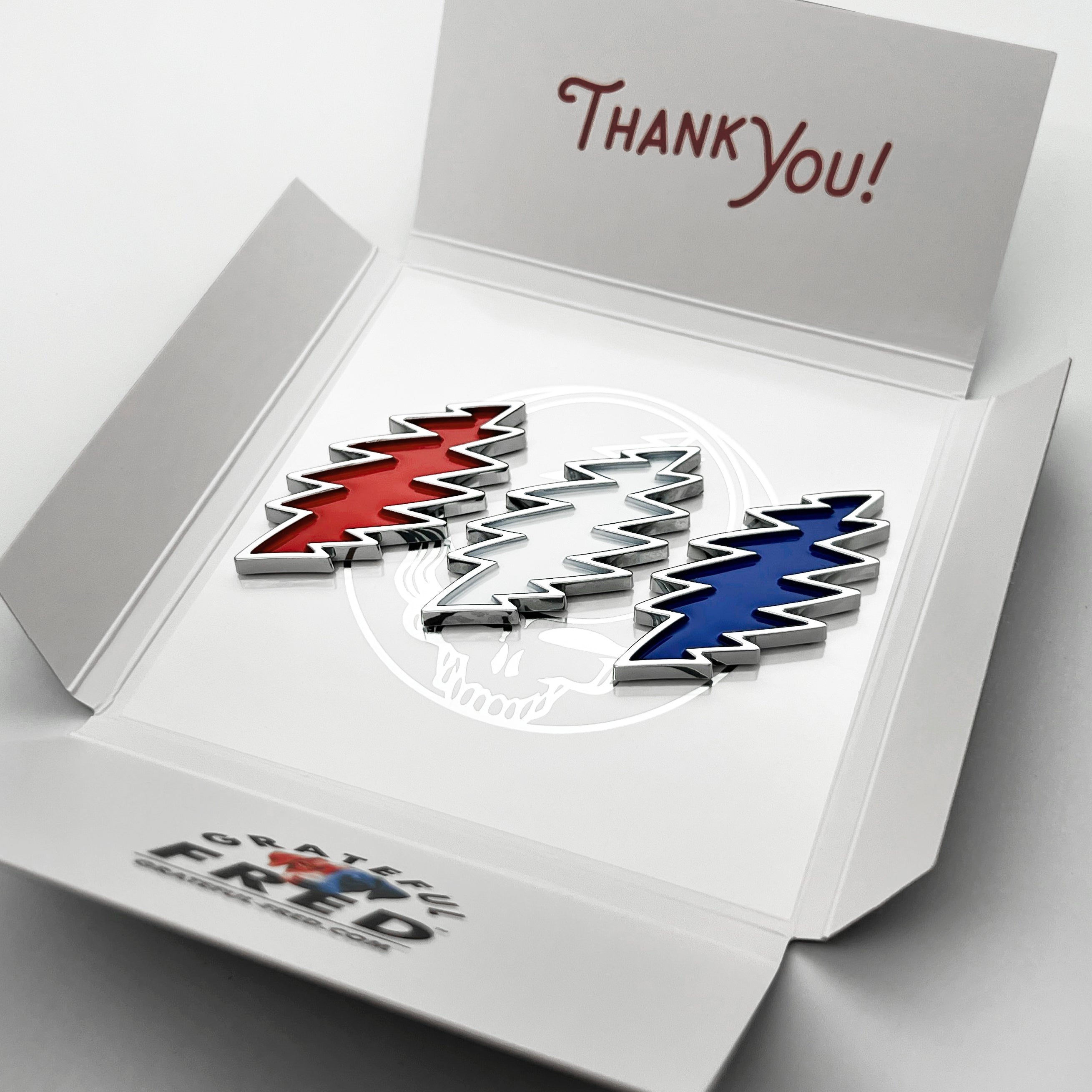 the RED, WHITE, & BLUE BOLT BUNDLE - Grateful Fred -