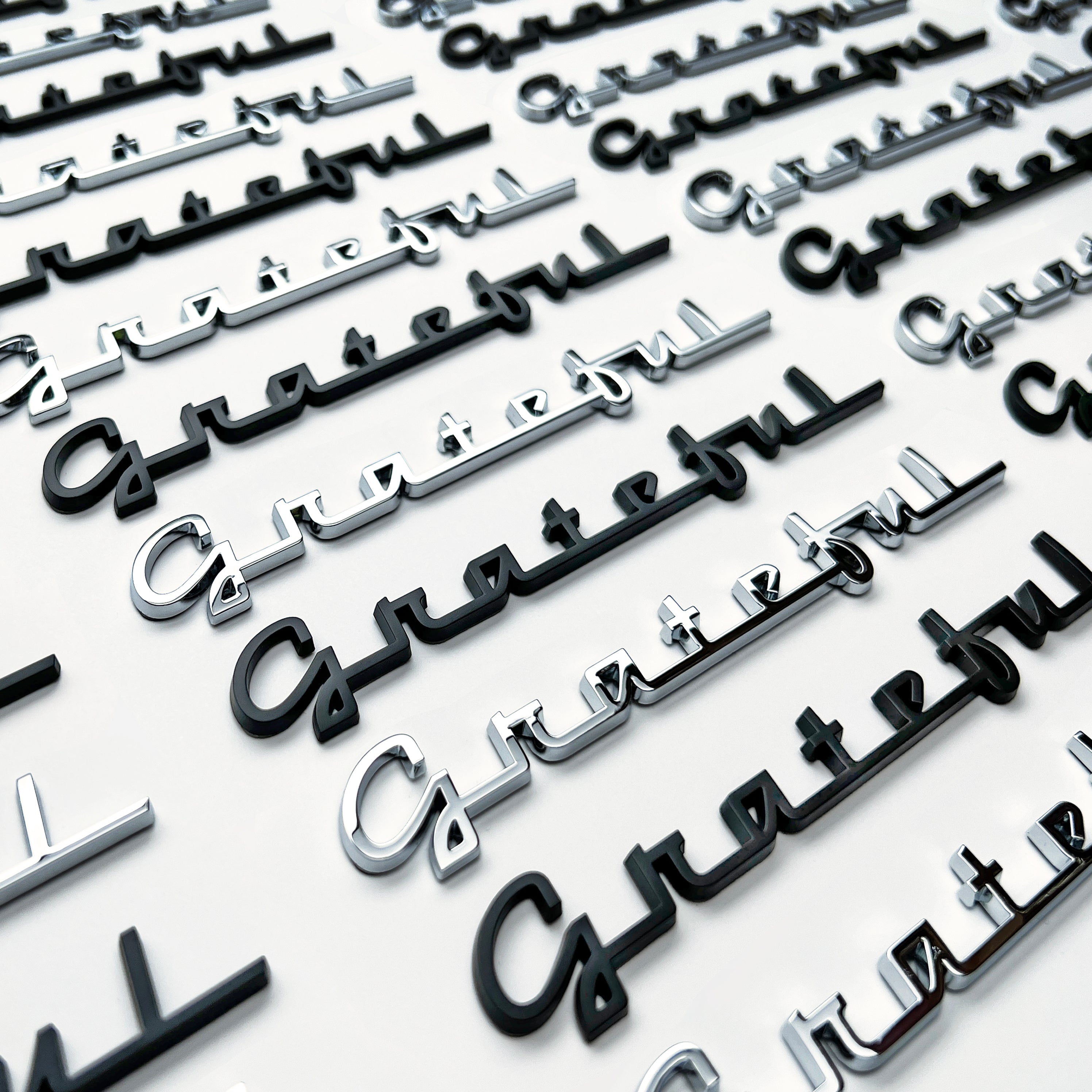 the GRATEFUL BADGE - Grateful Fred - Vehicle Emblems & Hood Ornaments