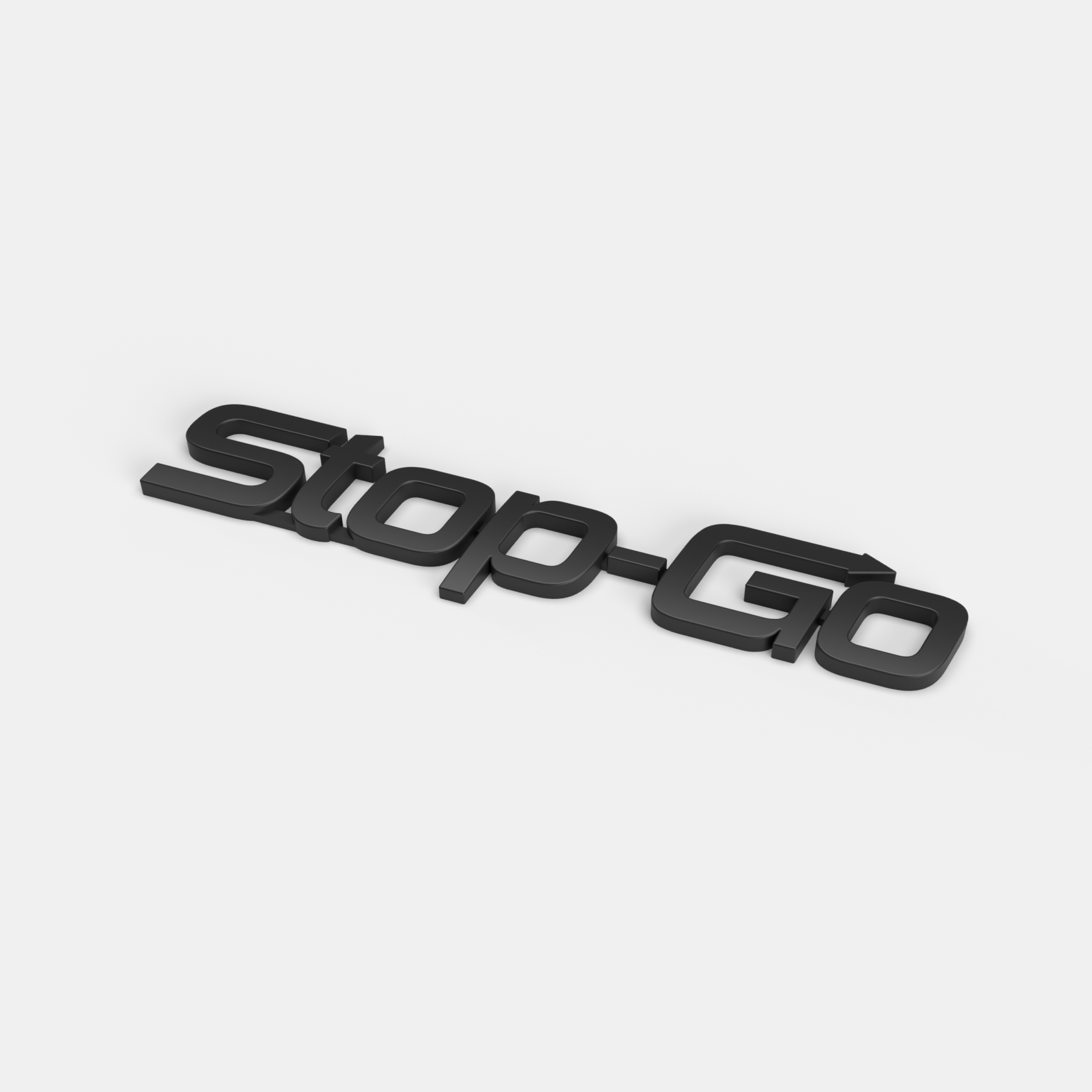 the STOP-GO BADGE - Grateful Fred - Vehicle Emblems & Hood Ornaments