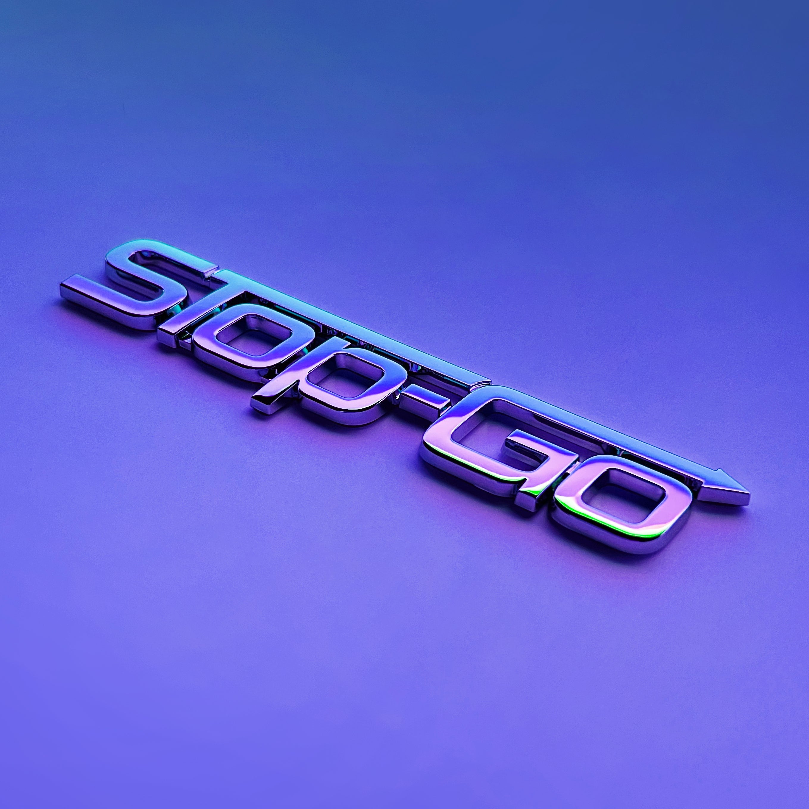 the STOP-GO BADGE - Grateful Fred - Vehicle Emblems & Hood Ornaments