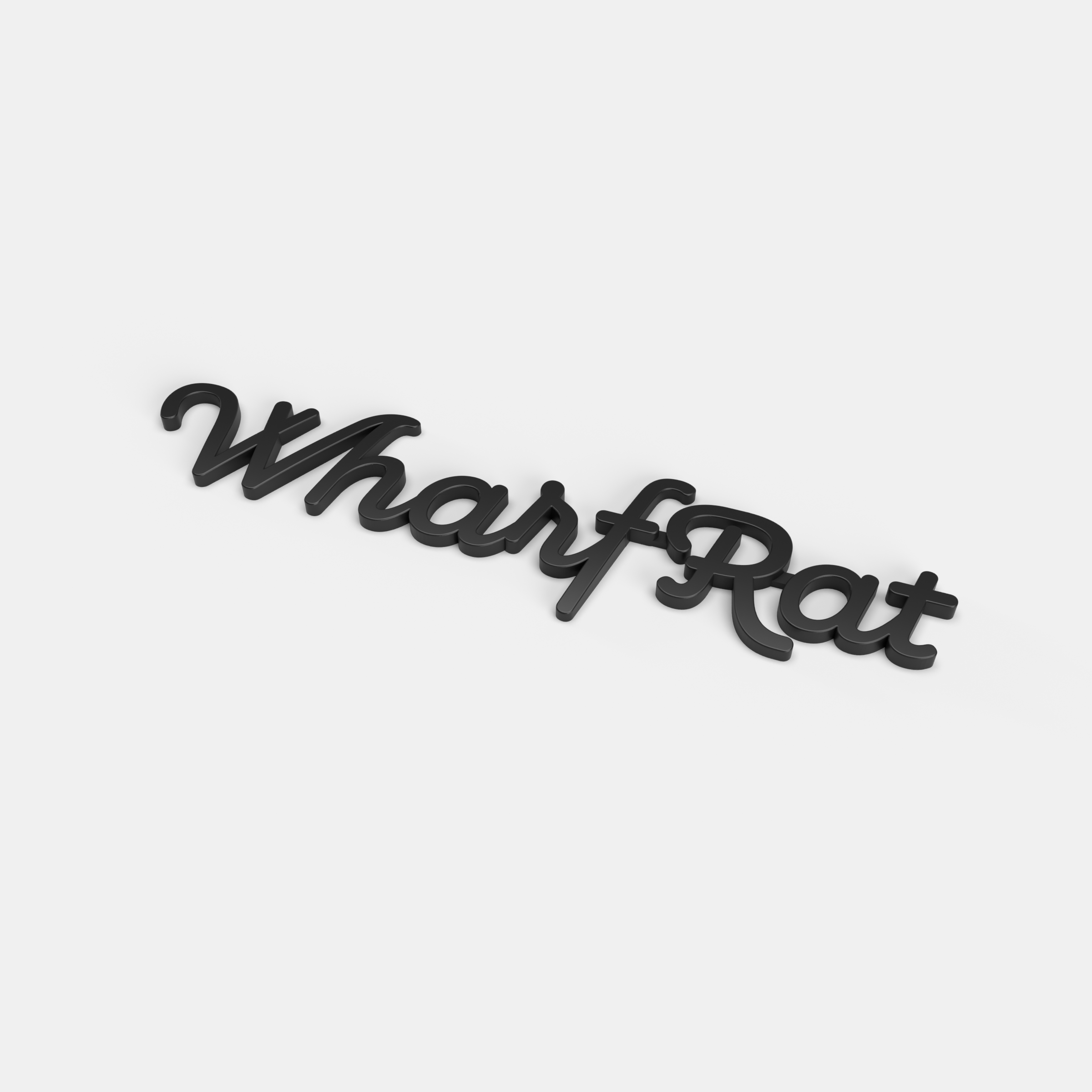 the WHARF RAT BADGE - Grateful Fred - Vehicle Emblems & Hood Ornaments