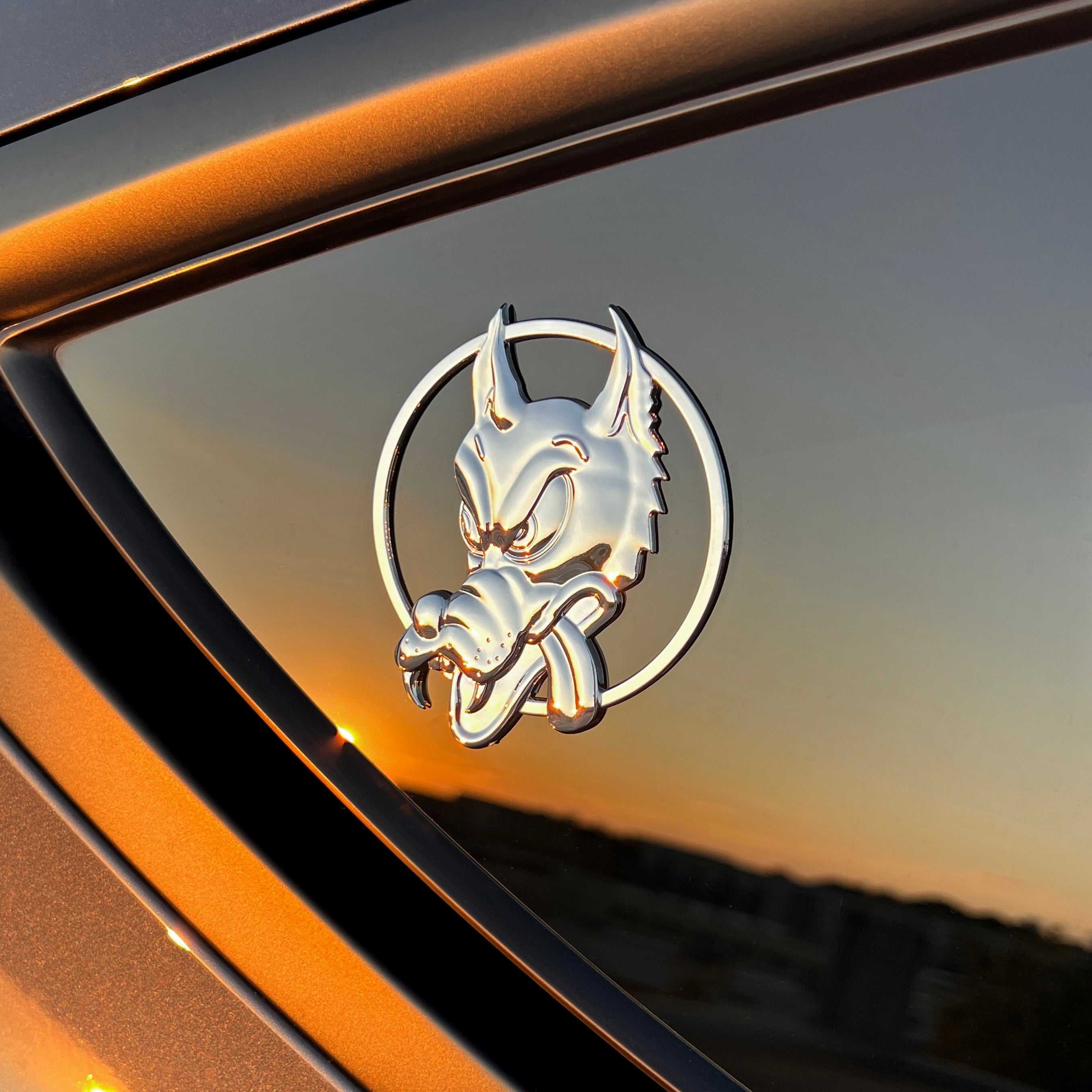 the WOLF BADGE - Grateful Fred - Badge