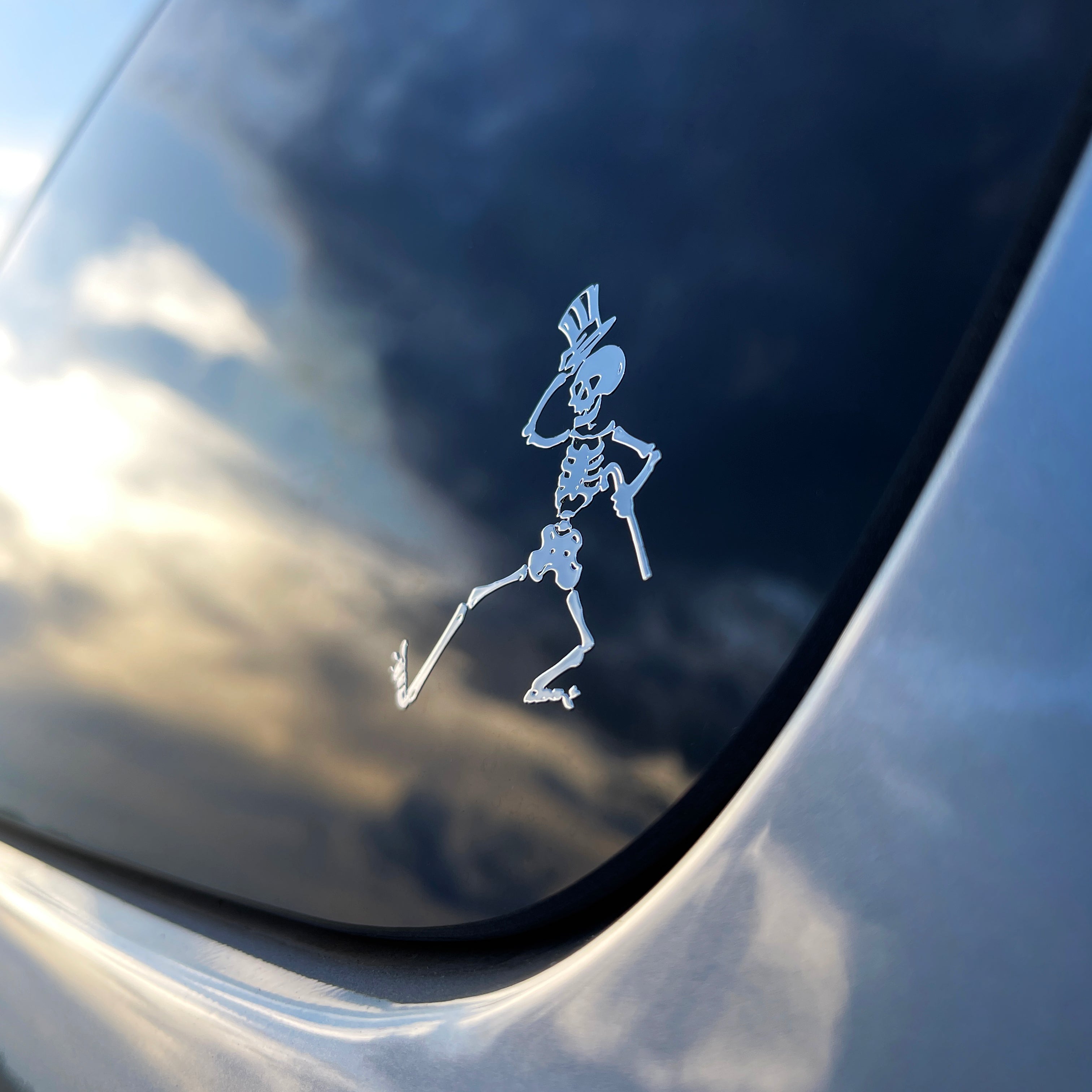 the METAL DANCING SKELETON - Grateful Fred - Decorative Stickers