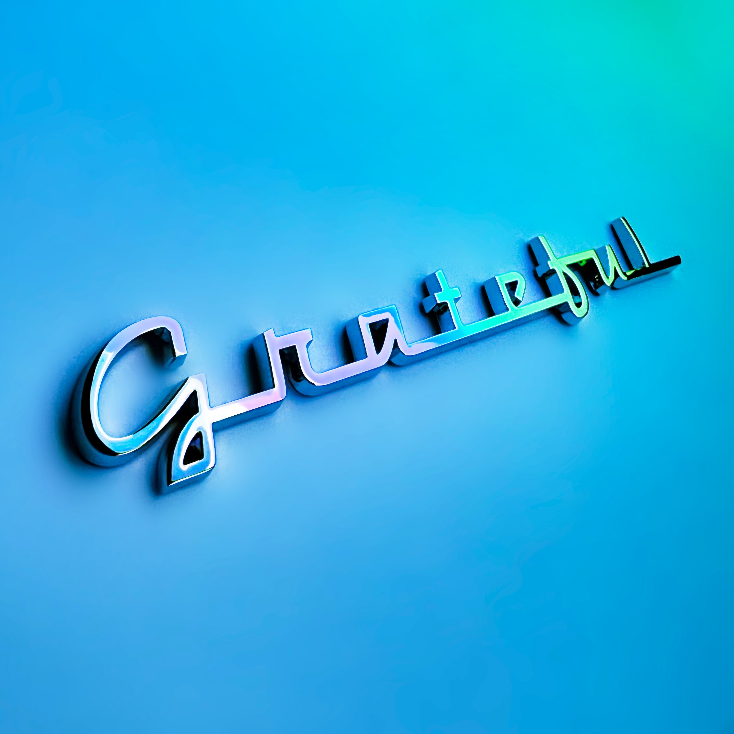 the GRATEFUL BADGE - Grateful Fred - Vehicle Emblems & Hood Ornaments