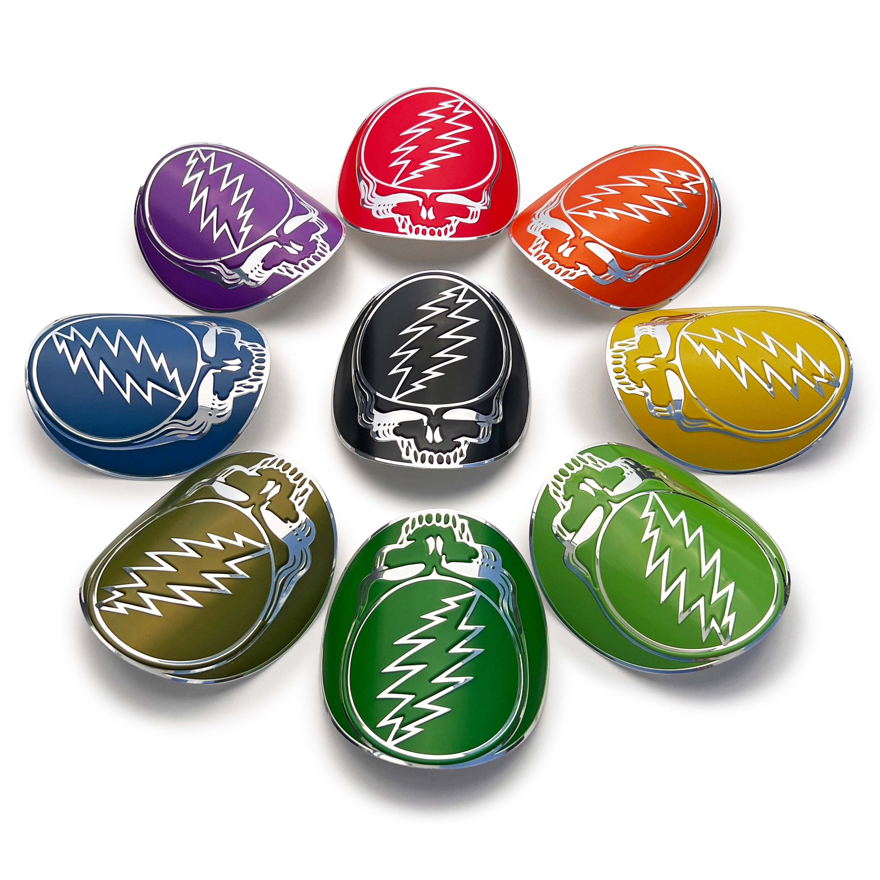 the COLOR STEALIE BOTTLE BADGE - 2 PACK - Grateful Fred   - Bottle Badges