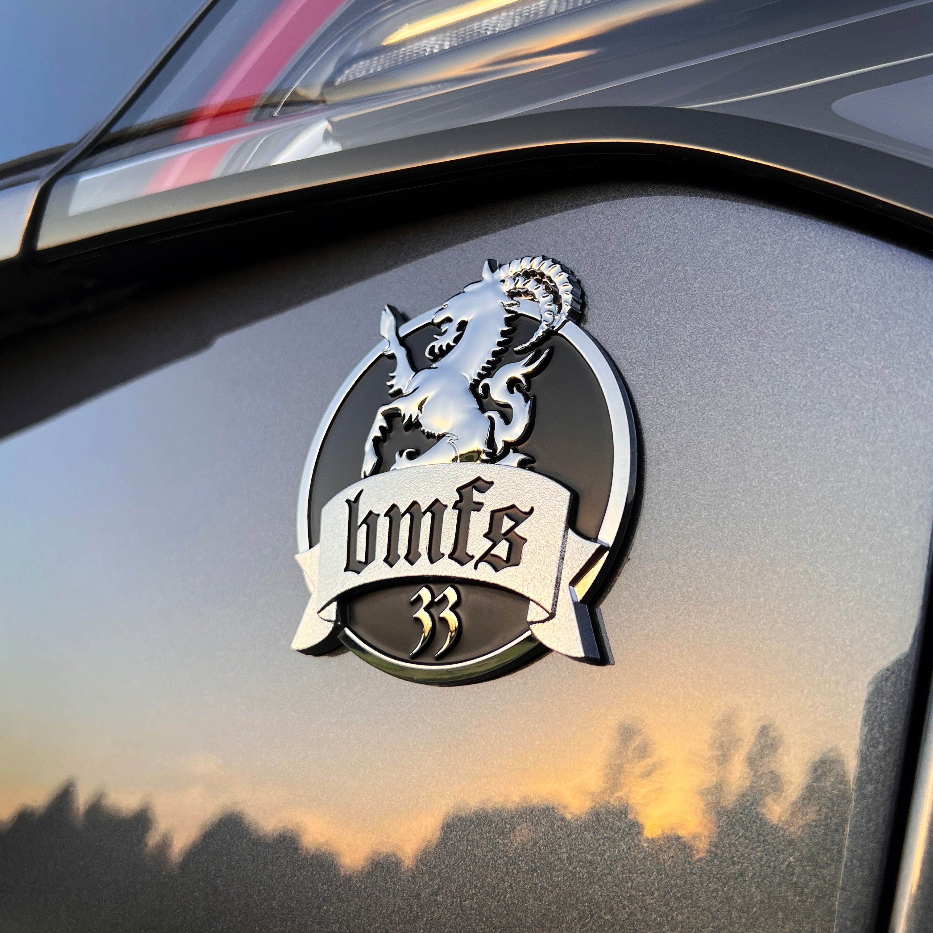 the BMFS GOAT BADGE - Grateful Fred   - Badge