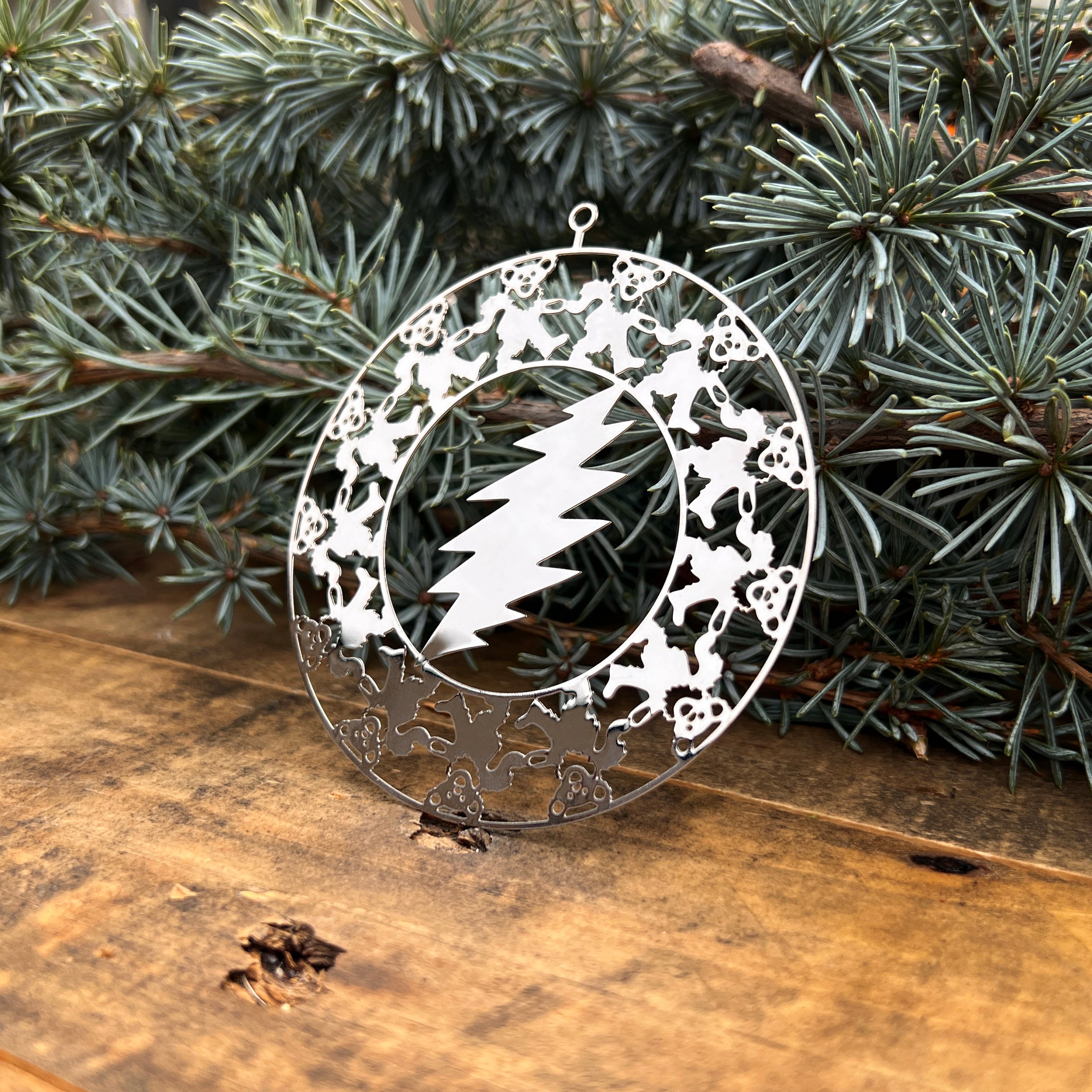 the BEAR SPIRAL ORNAMENT - Grateful Fred   - Ornament