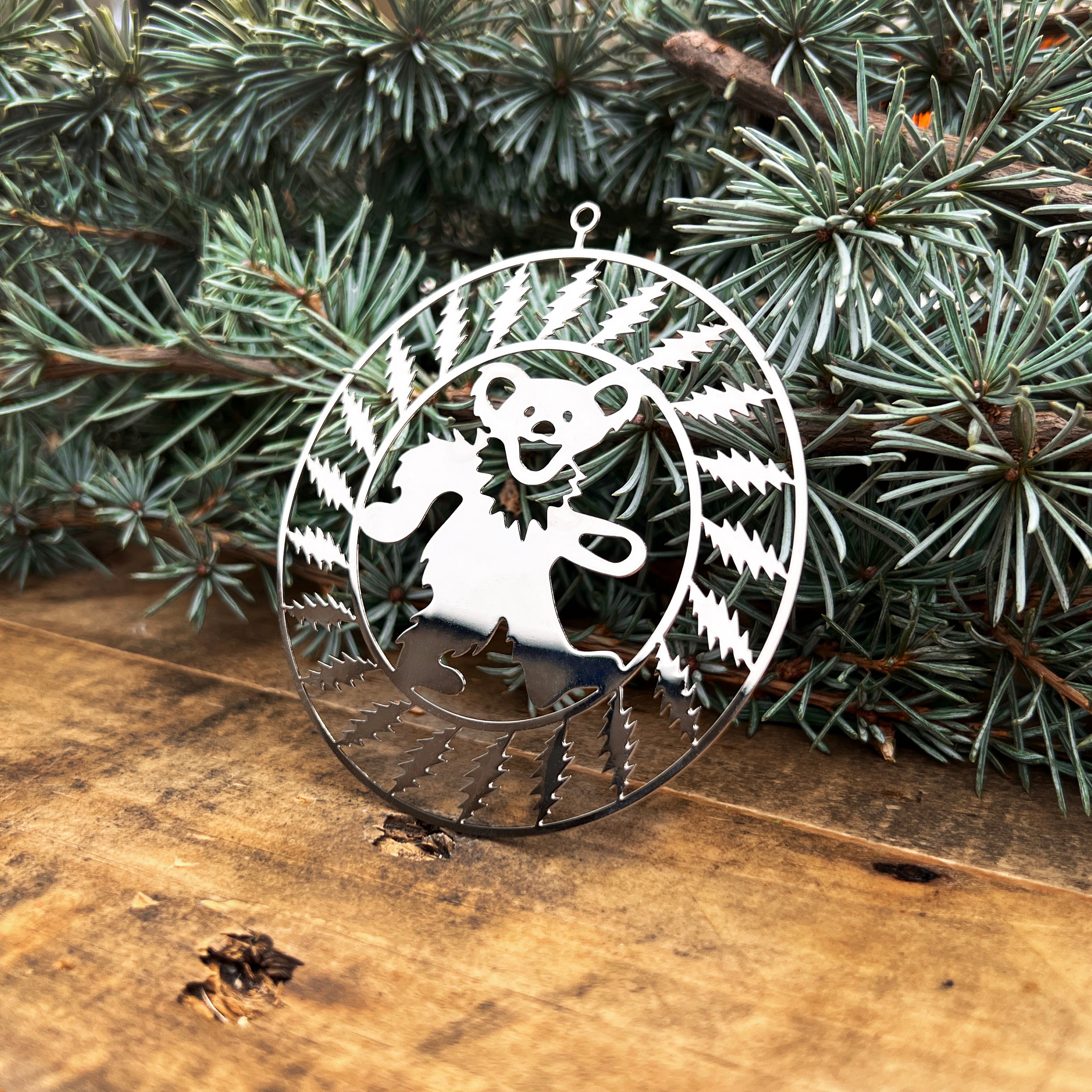 the BEAR & BOLTS ORNAMENT - Grateful Fred   - Ornament