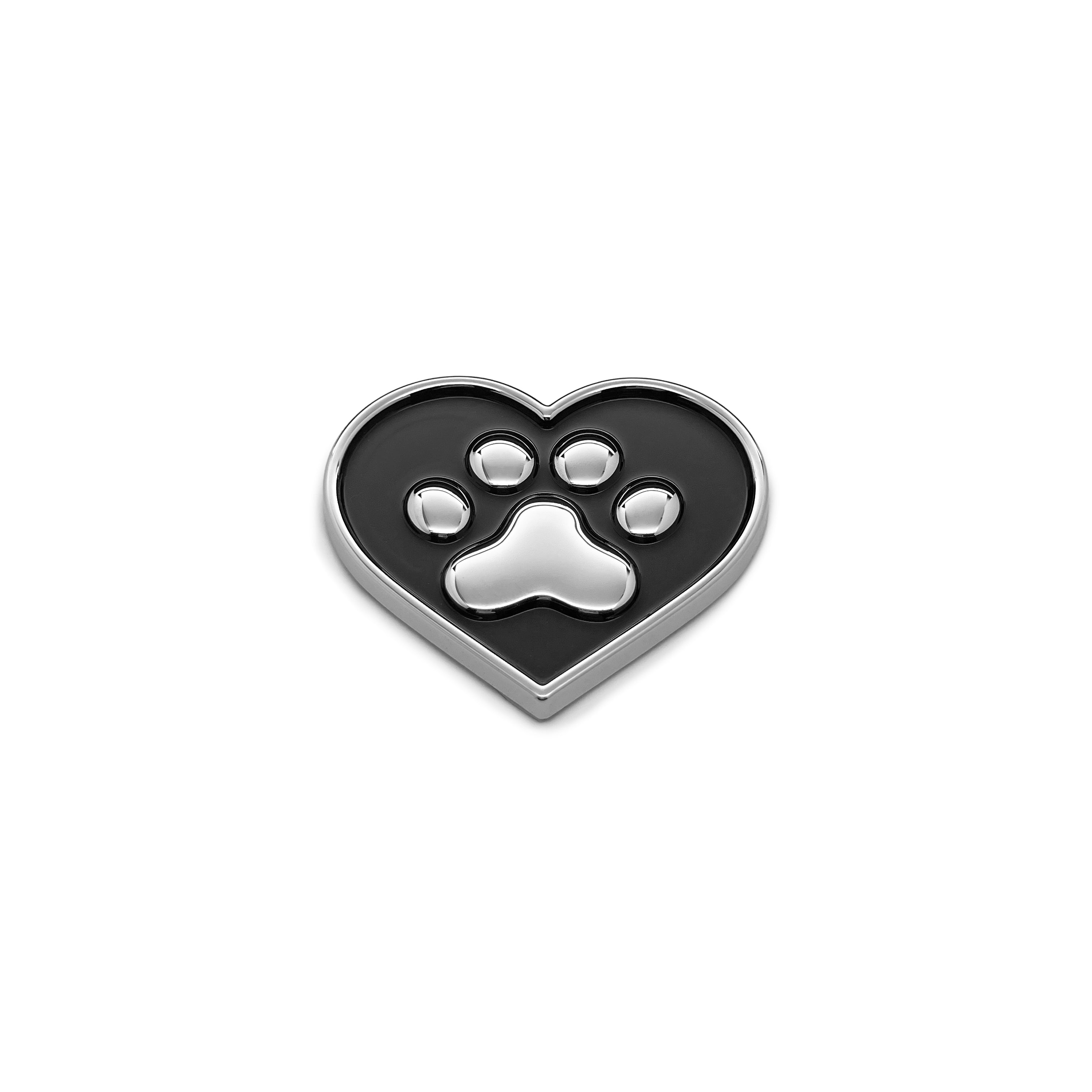 the PAW PRINT Chrome Badge | Grateful Fred
