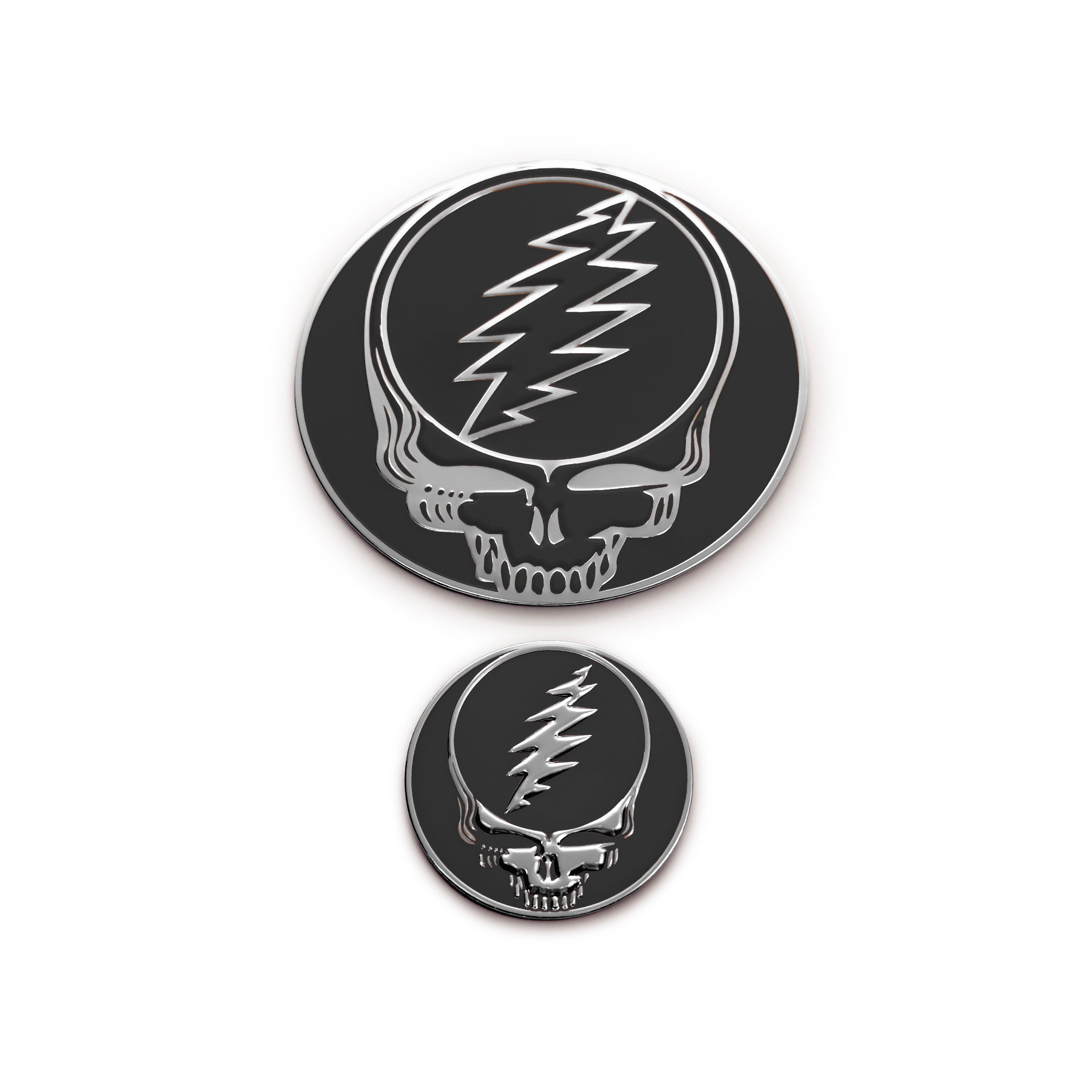 the COLOR STEALIE METAL STICKER - 2 PACK - Grateful Fred   - 
