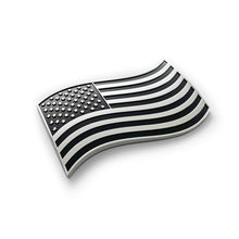 Load image into Gallery viewer, the WAVY AMERICAN FLAG BADGE
