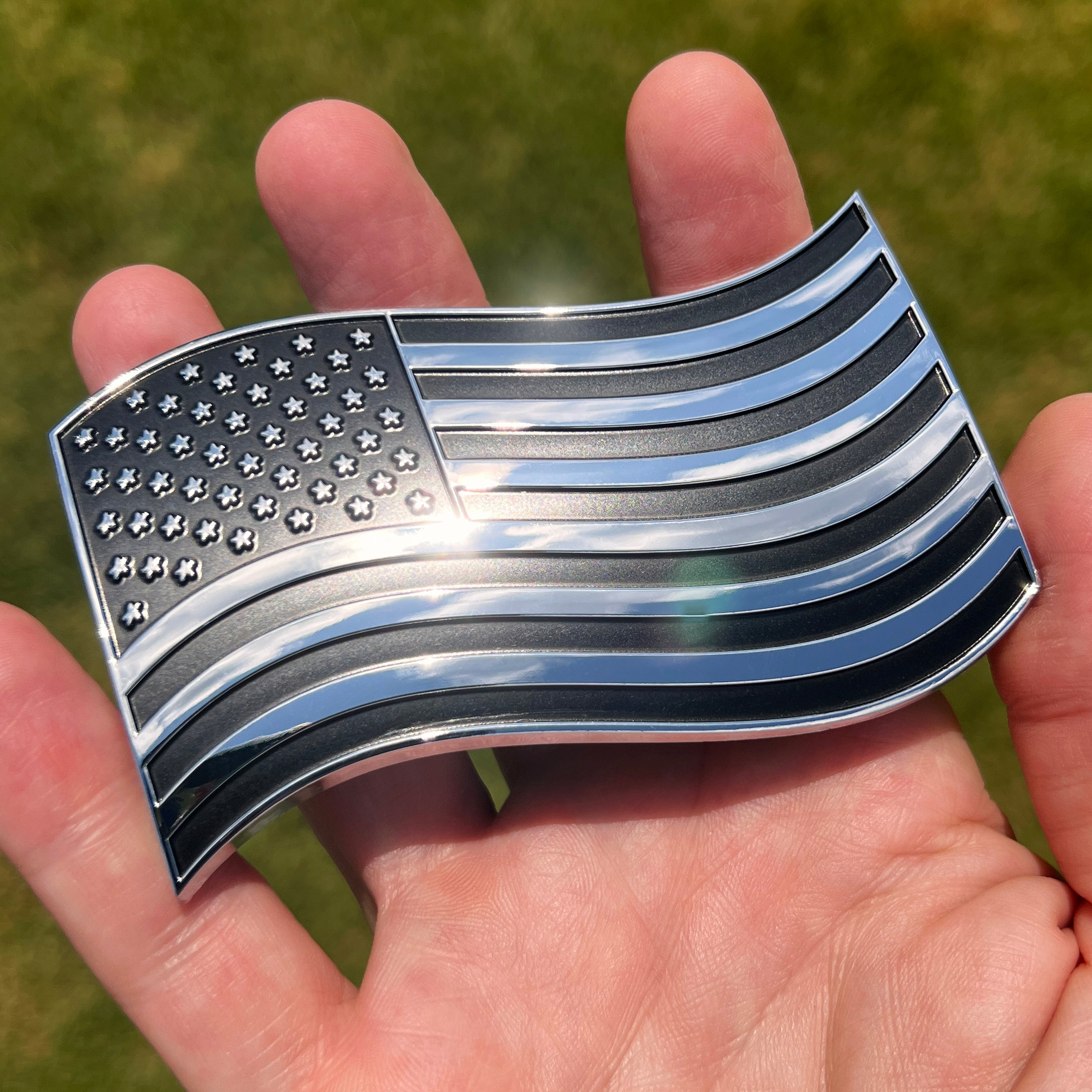 the AMERICAN FLAG BADGE - Grateful Fred   - Badge