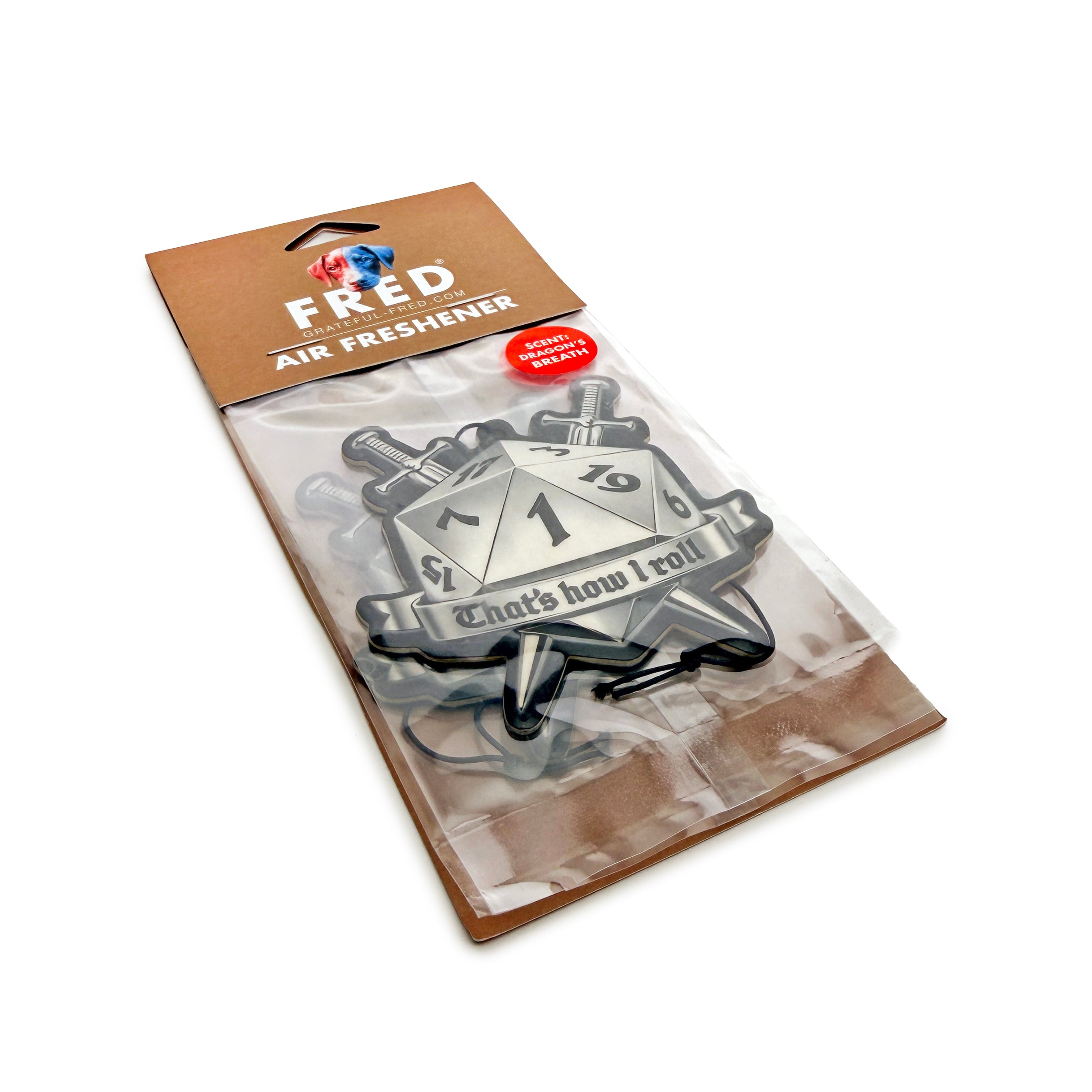 the CRITICAL ROLL AIR FRESHENER - 2 PACK - Grateful Fred   - 