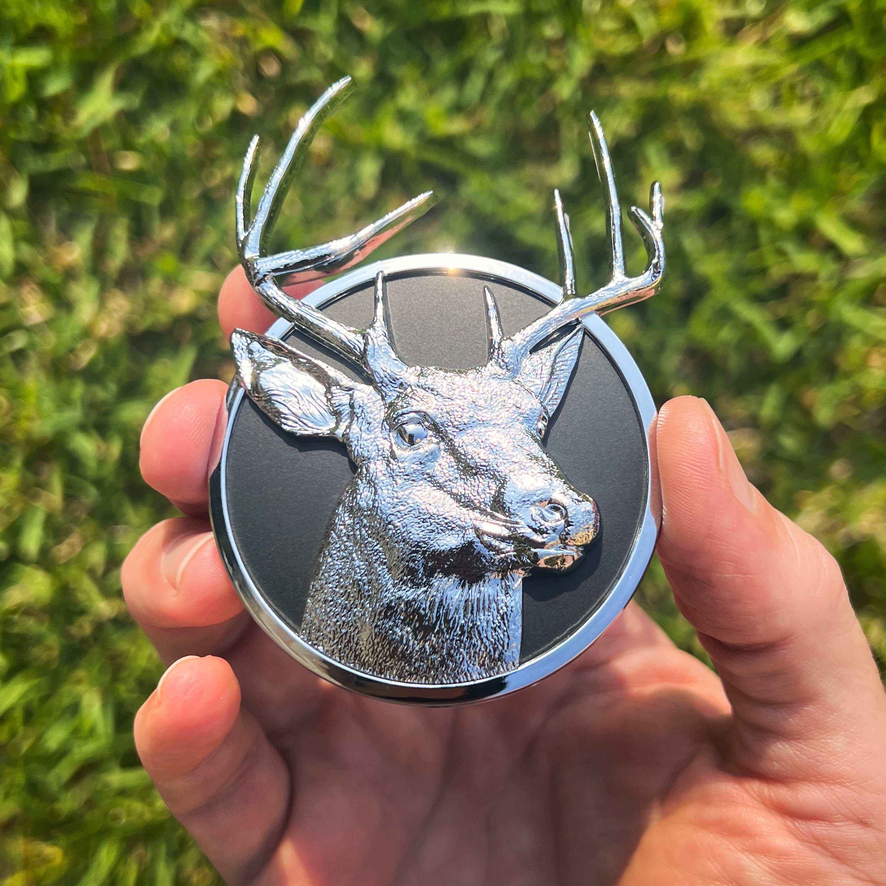 the DEER HEAD BADGE - Grateful Fred   - Badge