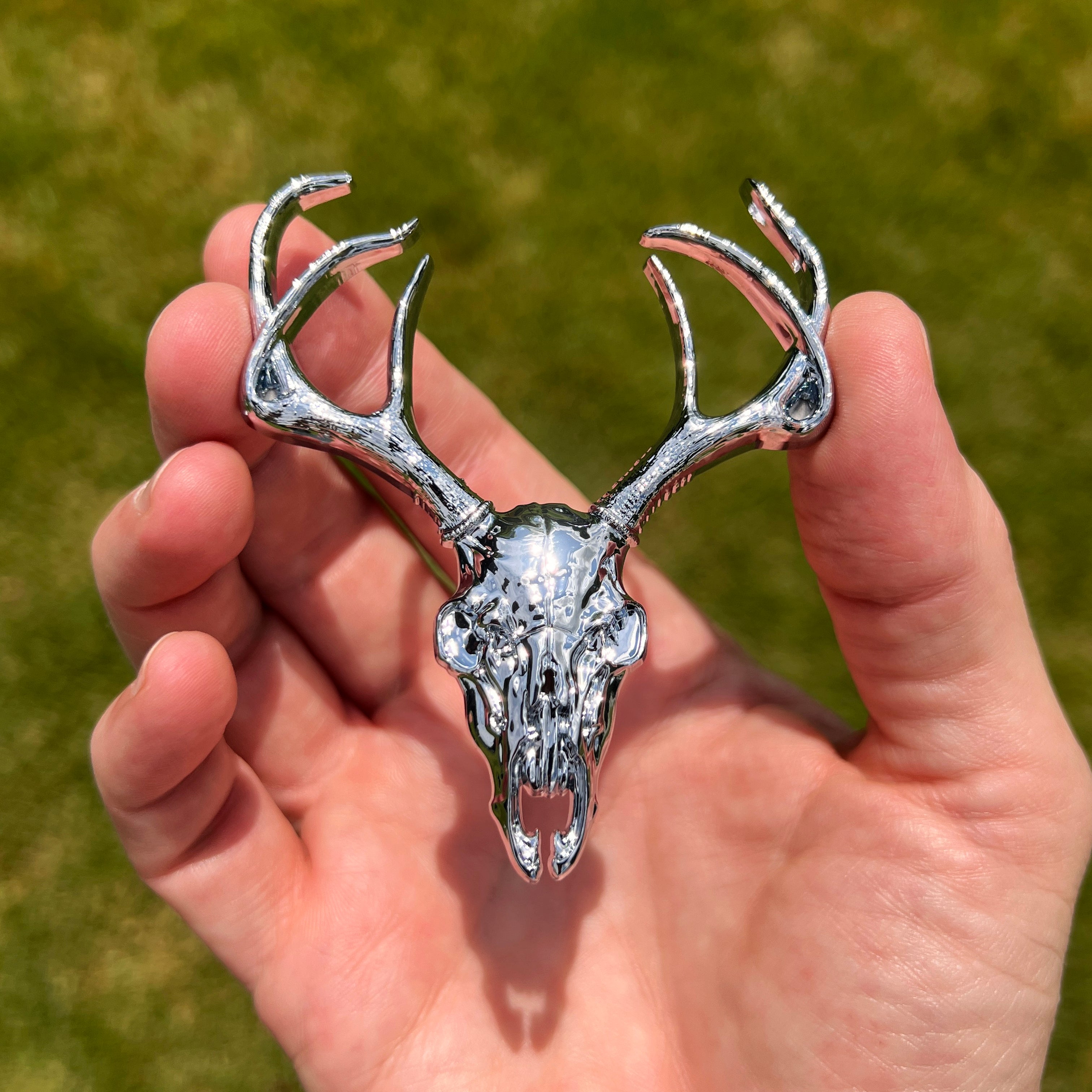 the DEER SKULL BADGE - Grateful Fred   - Badge