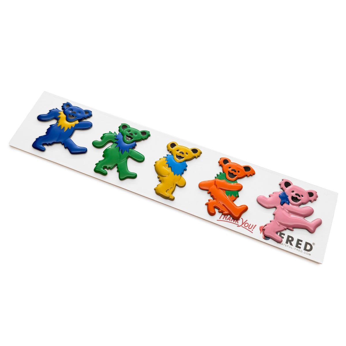 the FLEXIBLE BEAR BADGE - 5 PACK - Grateful Fred   - Badge