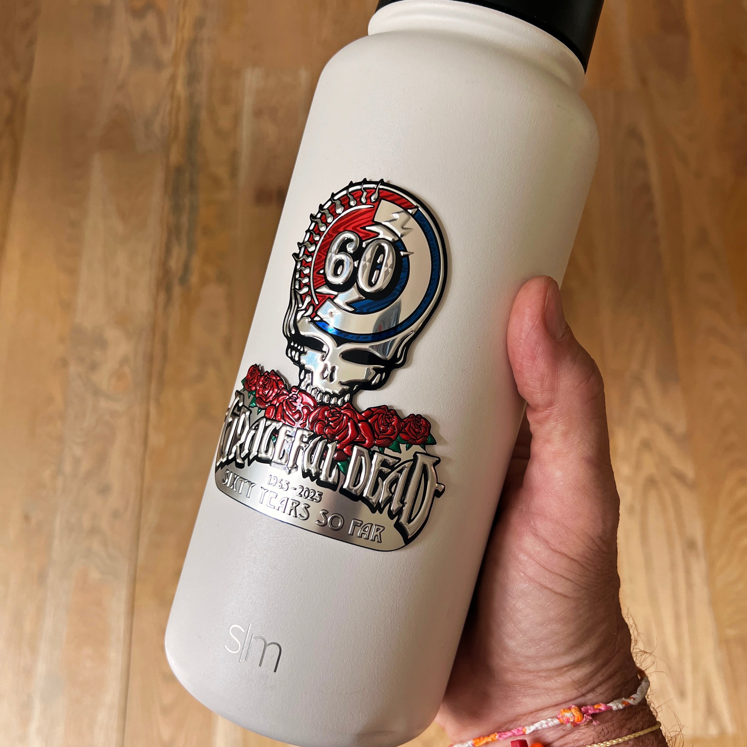 the GRATEFUL DEAD 60 BOTTLE BADGE – 2 PACK