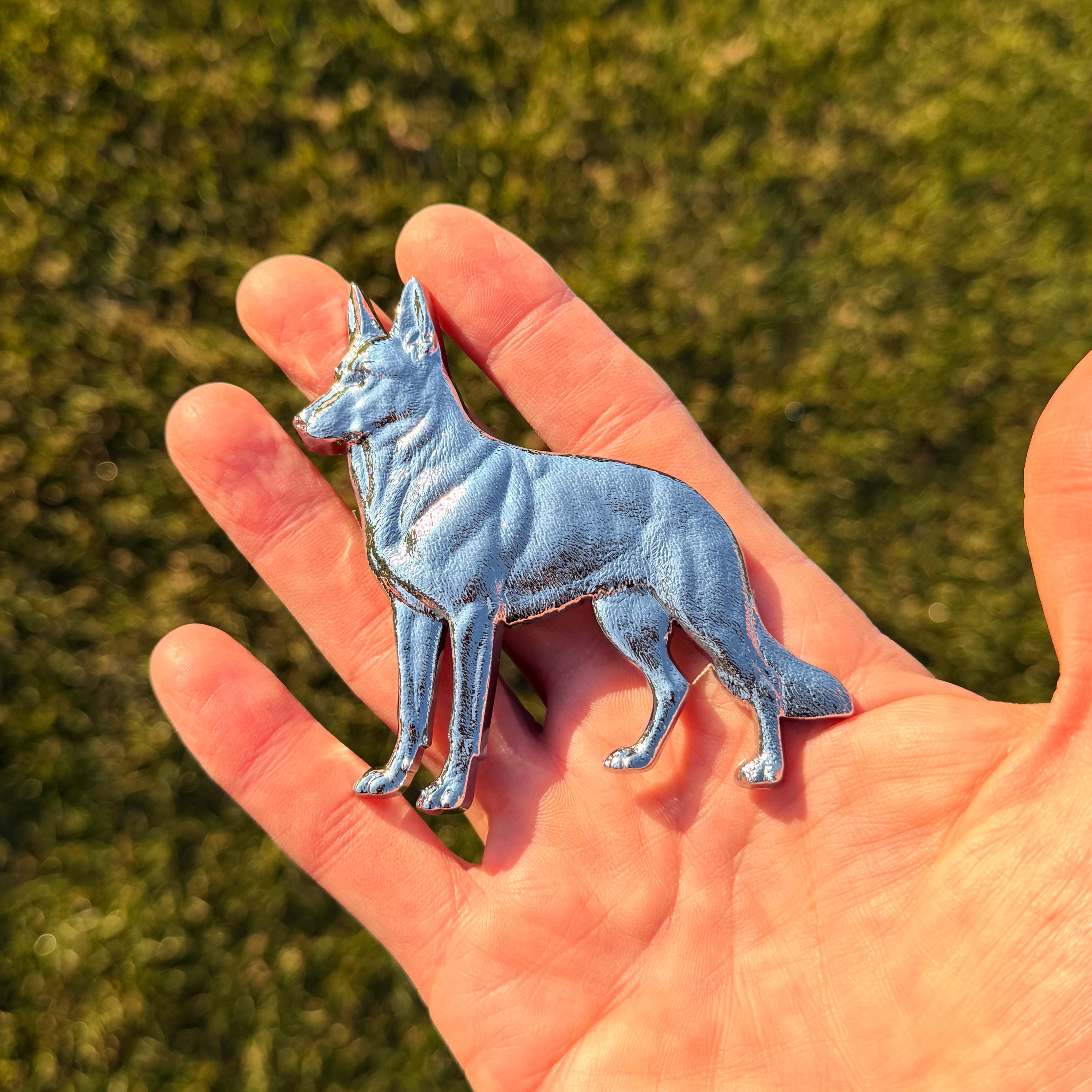 the GERMAN SHEPHERD BADGE - Grateful Fred   - 