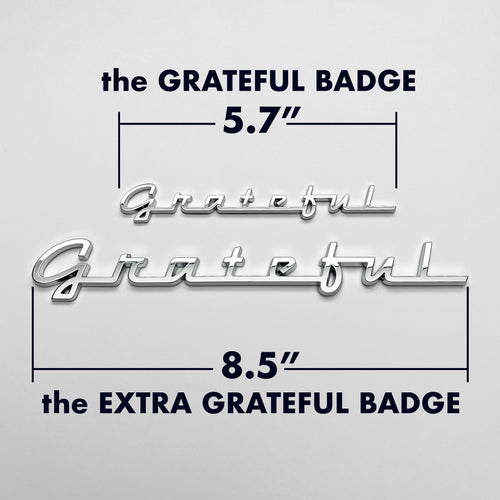 the GRATEFUL BADGE
