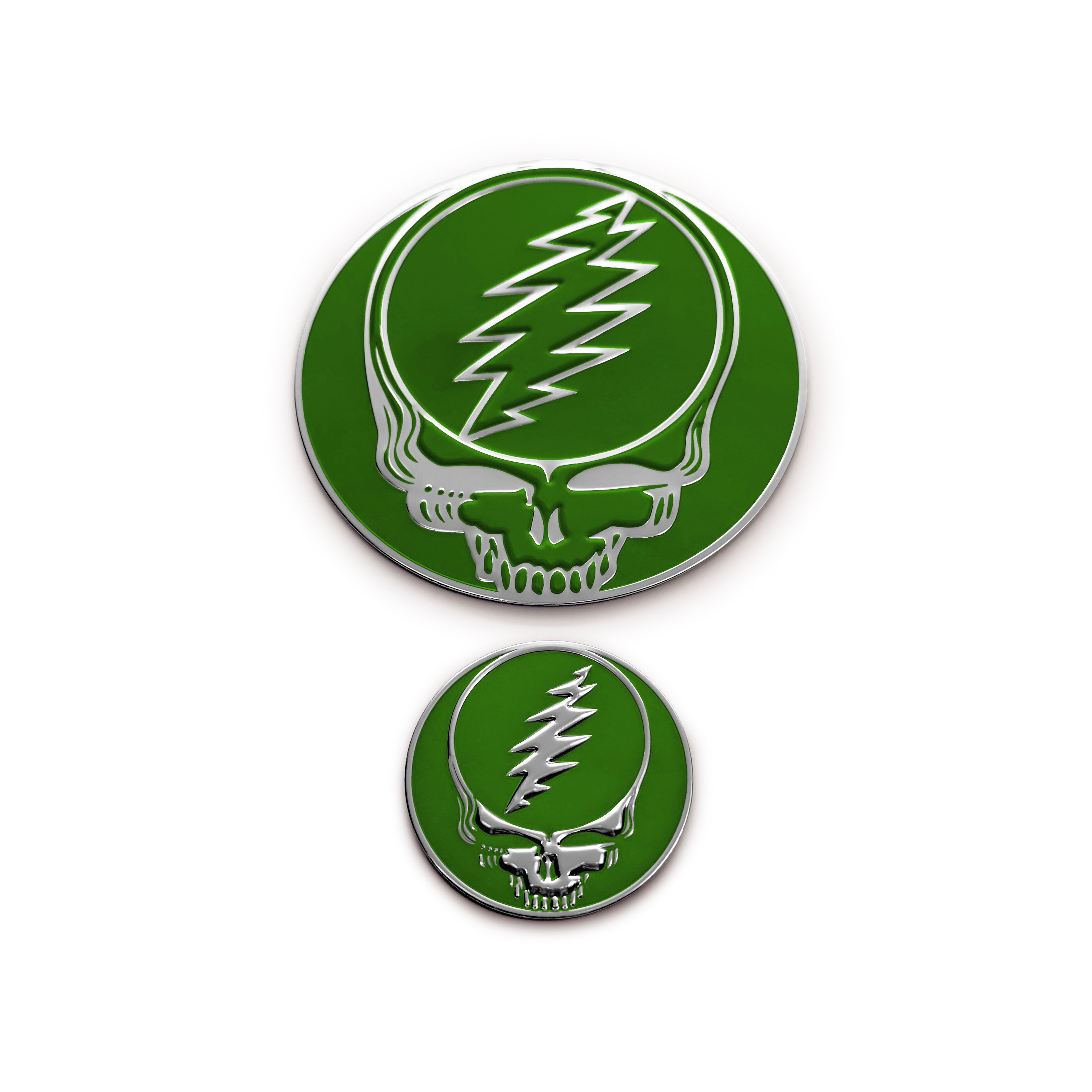 the COLOR STEALIE METAL STICKER - 2 PACK - Grateful Fred   - 