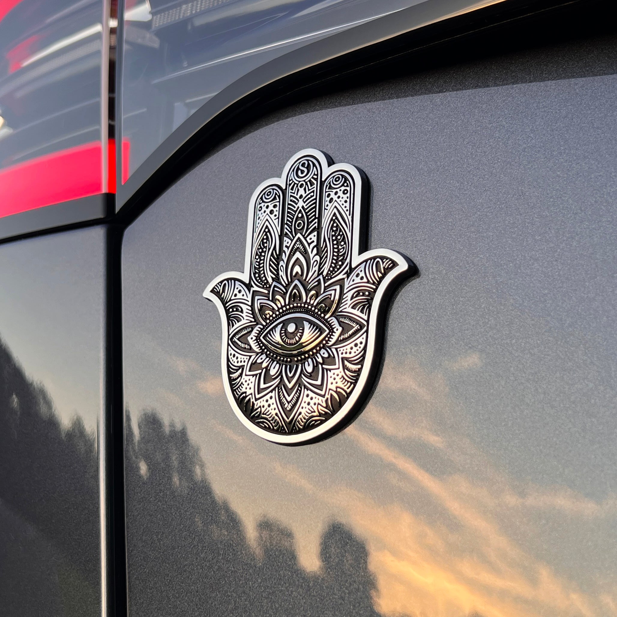 the HAMSA HAND BADGE - Grateful Fred   - Badge