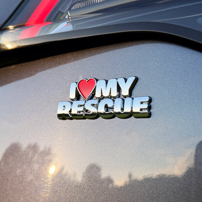 the I ♥️ MY RESCUE BADGE