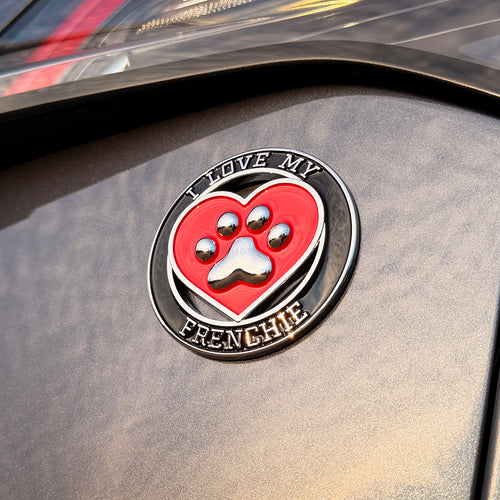 the I ♥️ MY FRENCHIE BADGE - Grateful Fred   - 