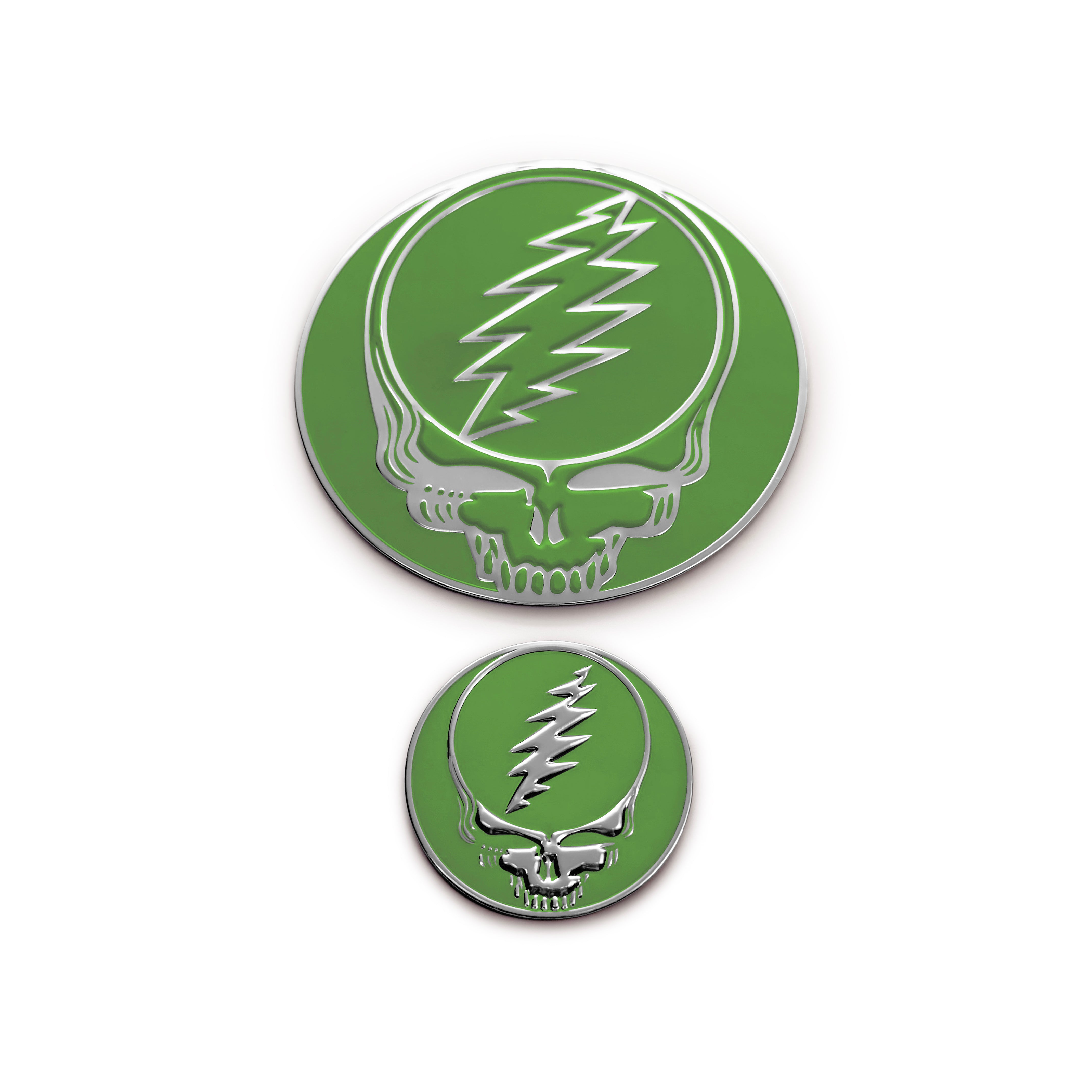 the COLOR STEALIE METAL STICKER - 2 PACK - Grateful Fred   - 