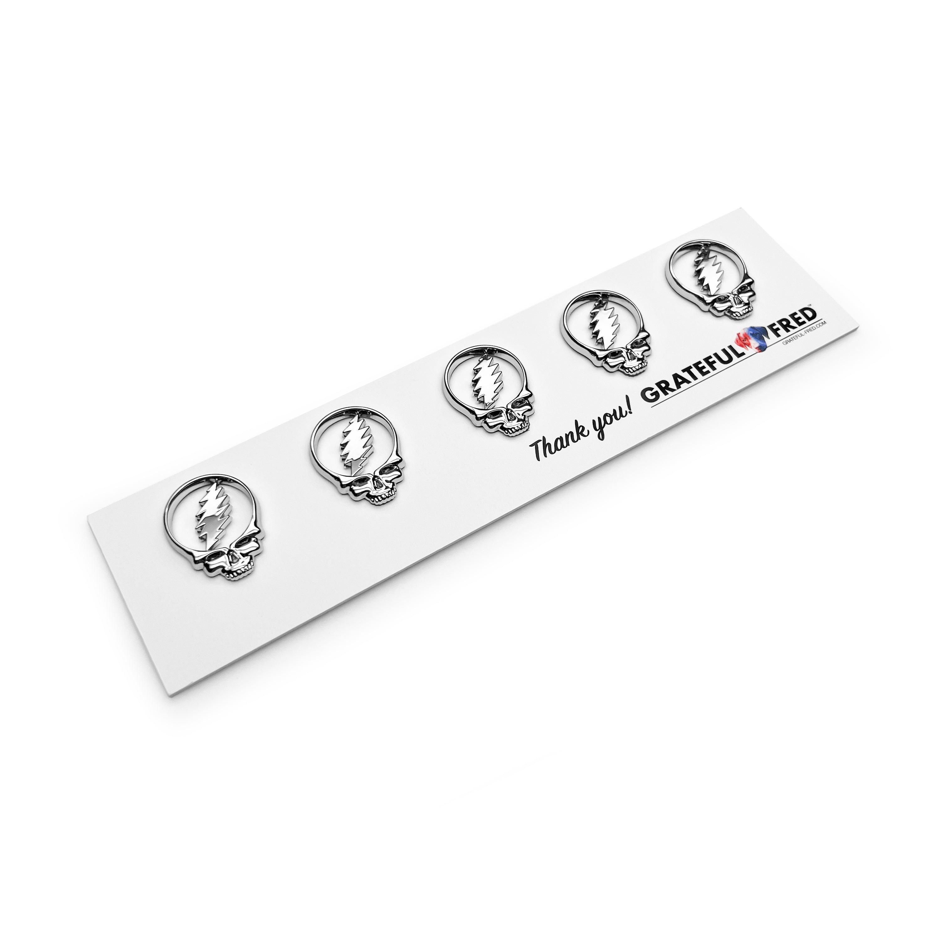 the MINI STEAL YOUR FACE 5-PACK - Grateful Fred   - Badge