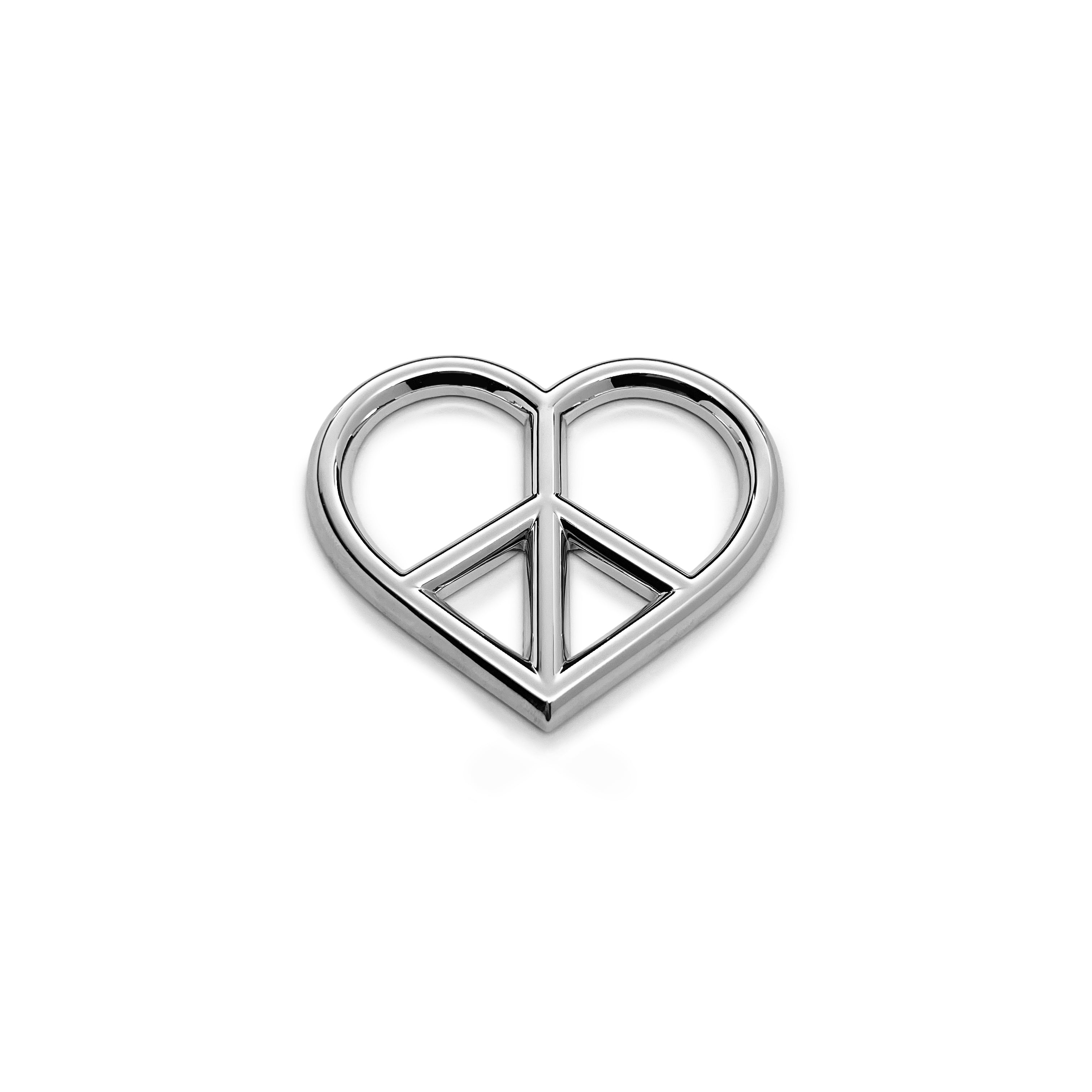 the PEACE & LOVE BADGE - Grateful Fred   - 