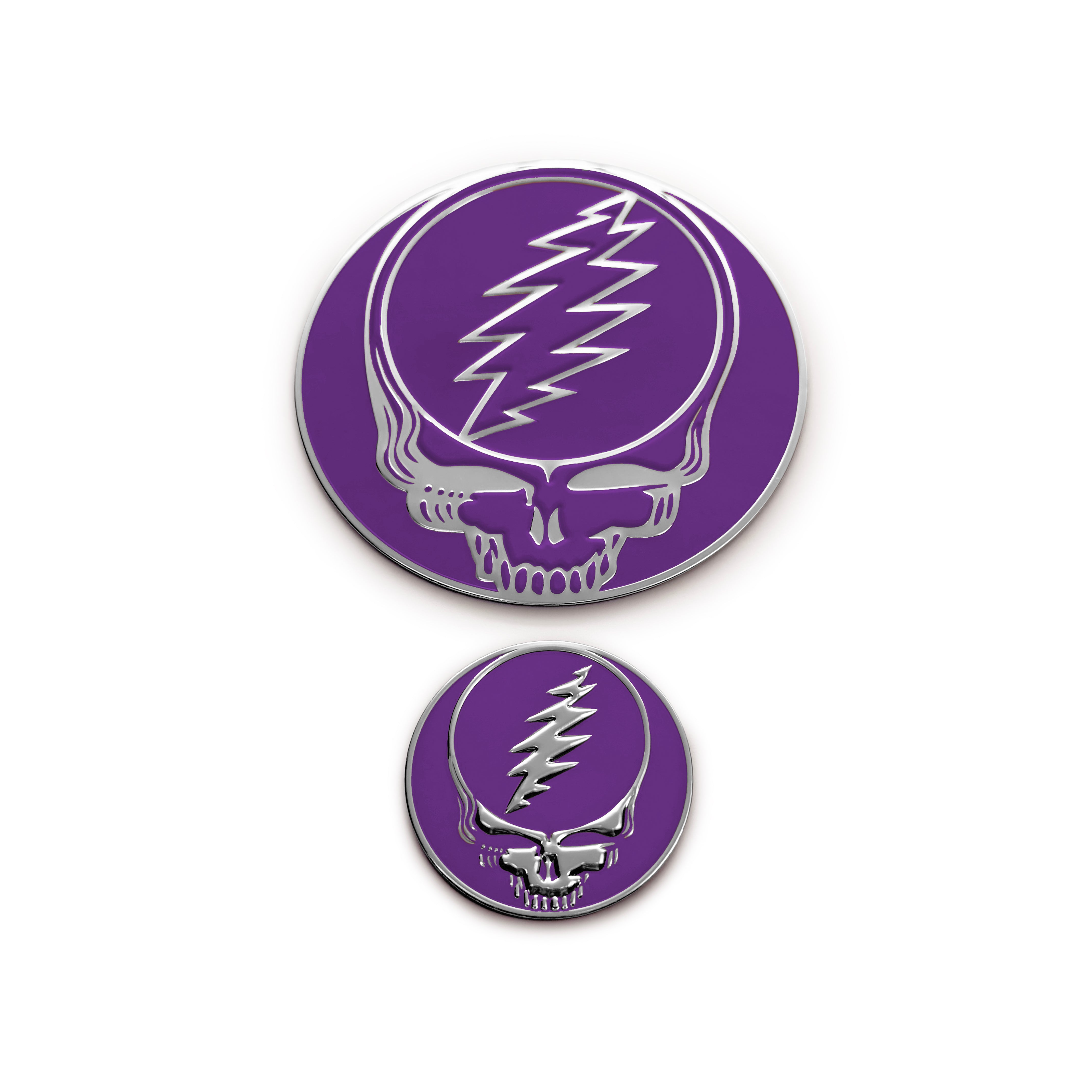 the COLOR STEALIE METAL STICKER - 2 PACK - Grateful Fred   - 
