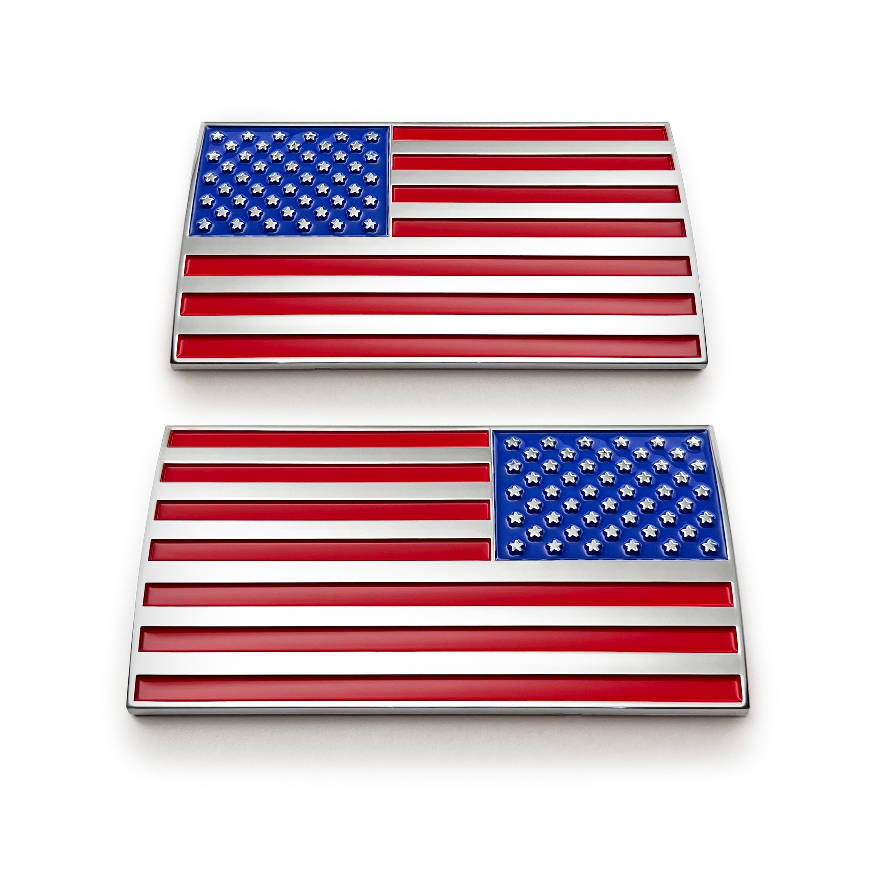 the AMERICAN FLAG BADGE BUNDLE – LEFT & RIGHT FACING - Grateful Fred   - Badge