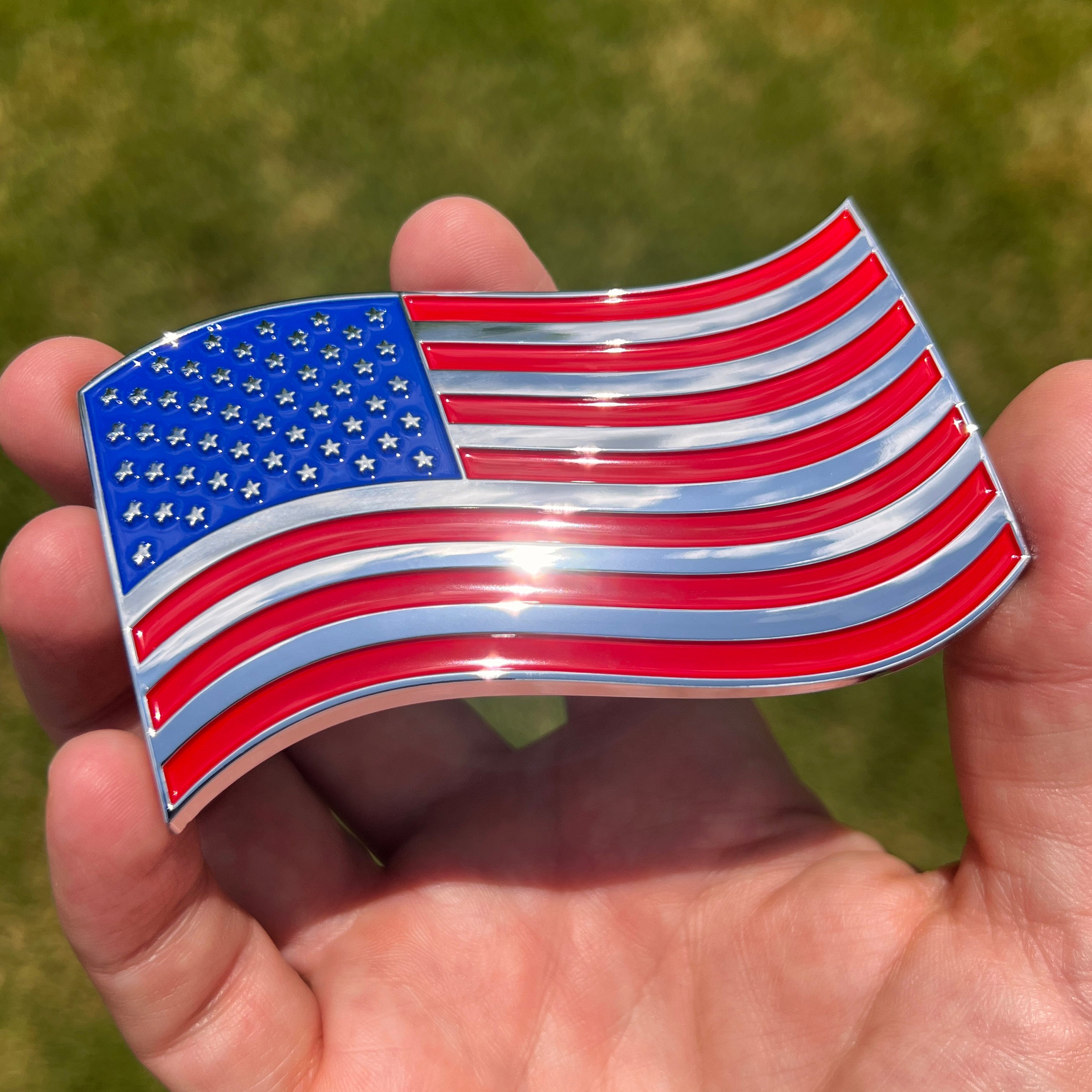 the AMERICAN FLAG BADGE - Grateful Fred   - Badge