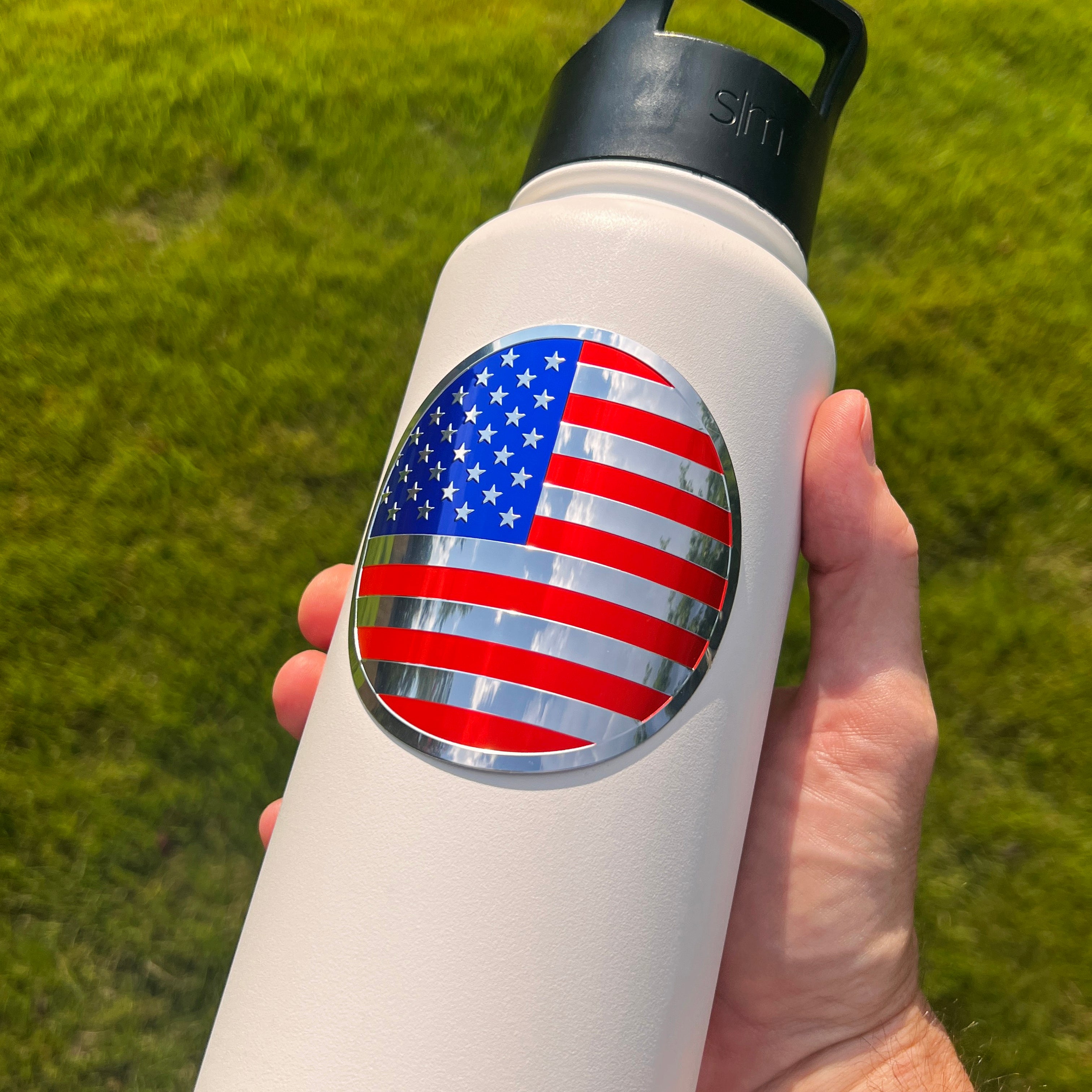 the USA BOTTLE BADGE - 2 PACK - Grateful Fred   - 