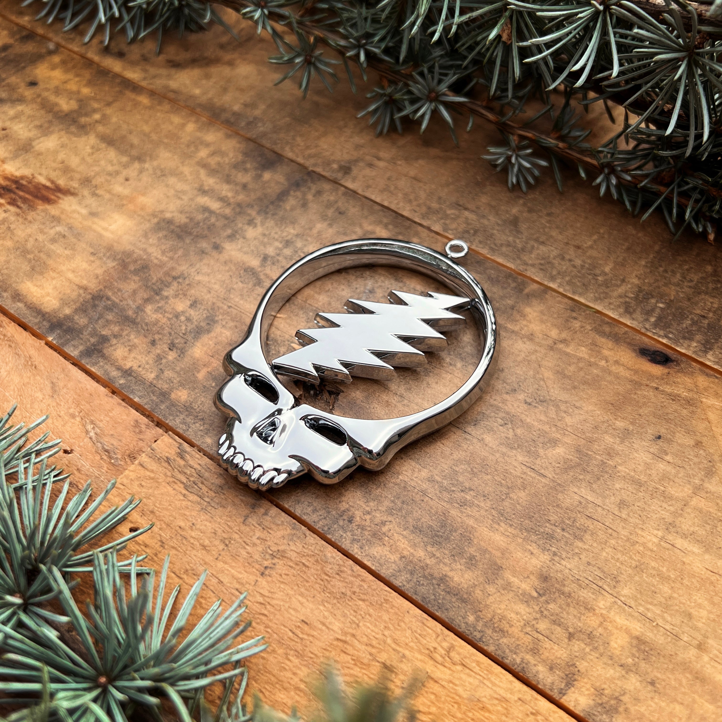 the STEAL YOUR FACE Chrome Ornament | Grateful Fred