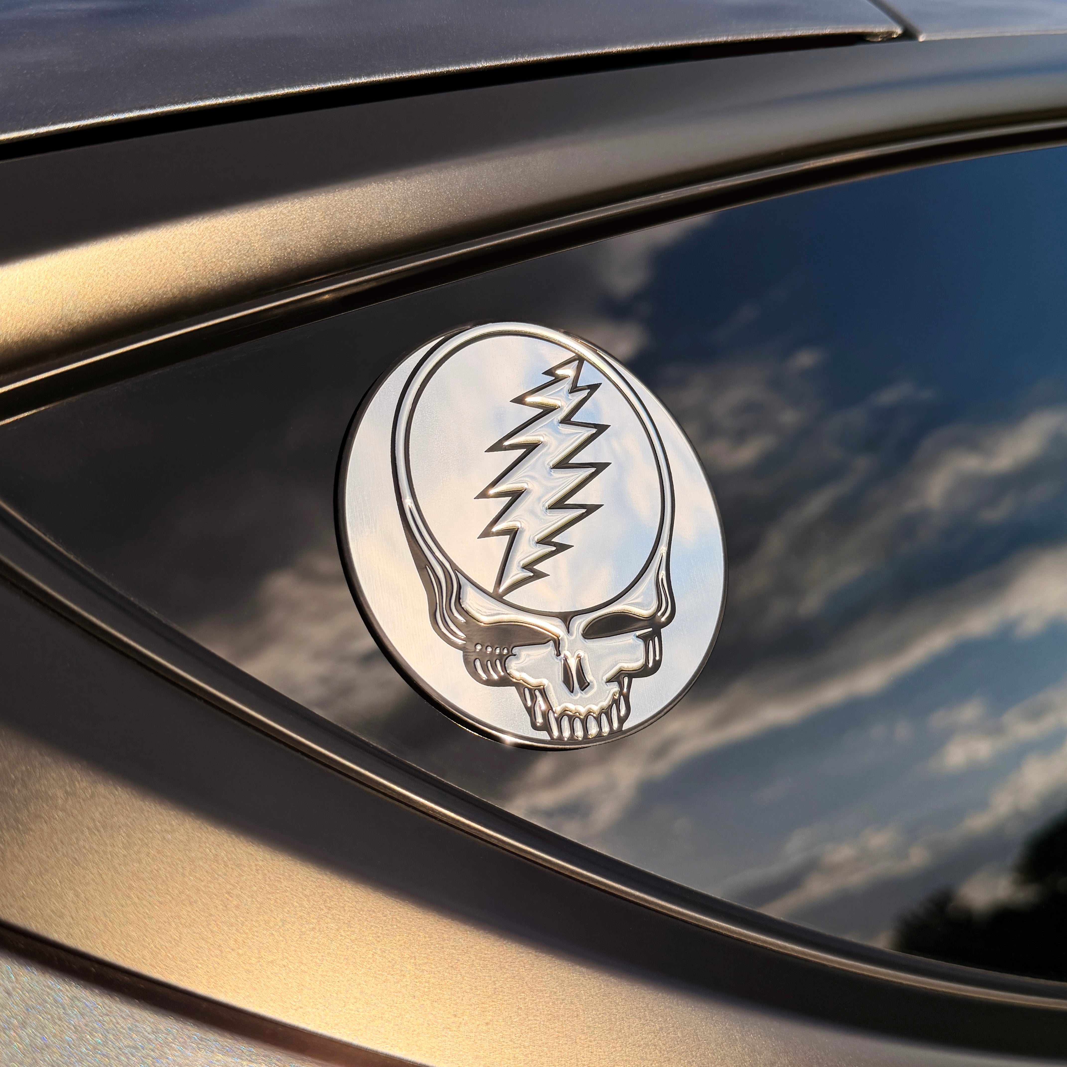 the STEALIE 2.0 METAL STICKER - Grateful Fred   - 