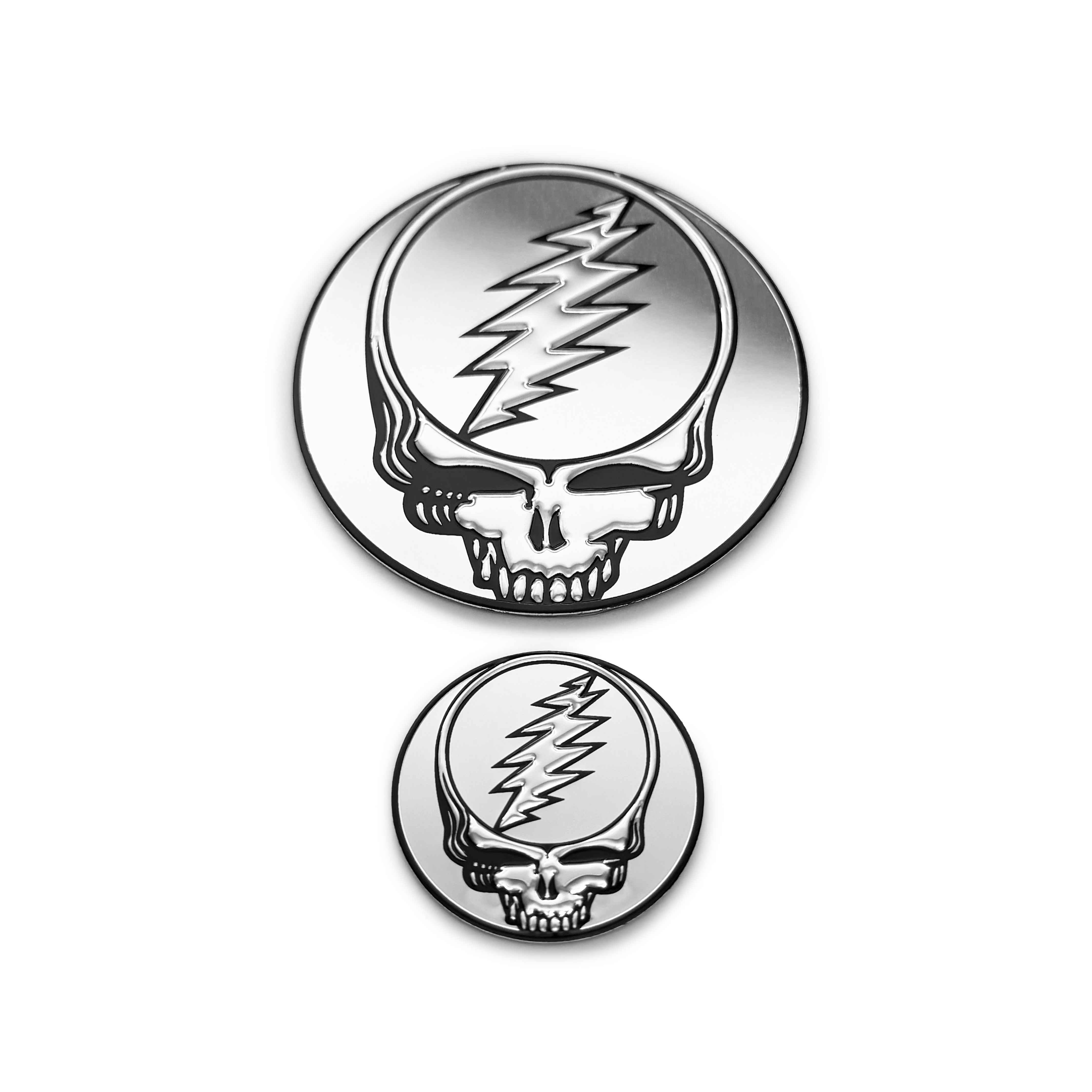 the STEALIE 2.0 METAL STICKER - Grateful Fred   - 