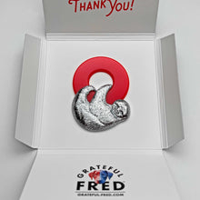 Load image into Gallery viewer, the SLOTH DONUT BADGE - Grateful Fred   - Badge
