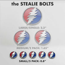 Load image into Gallery viewer, the MINI STEALIE BOLTS - Grateful Fred   - Badge
