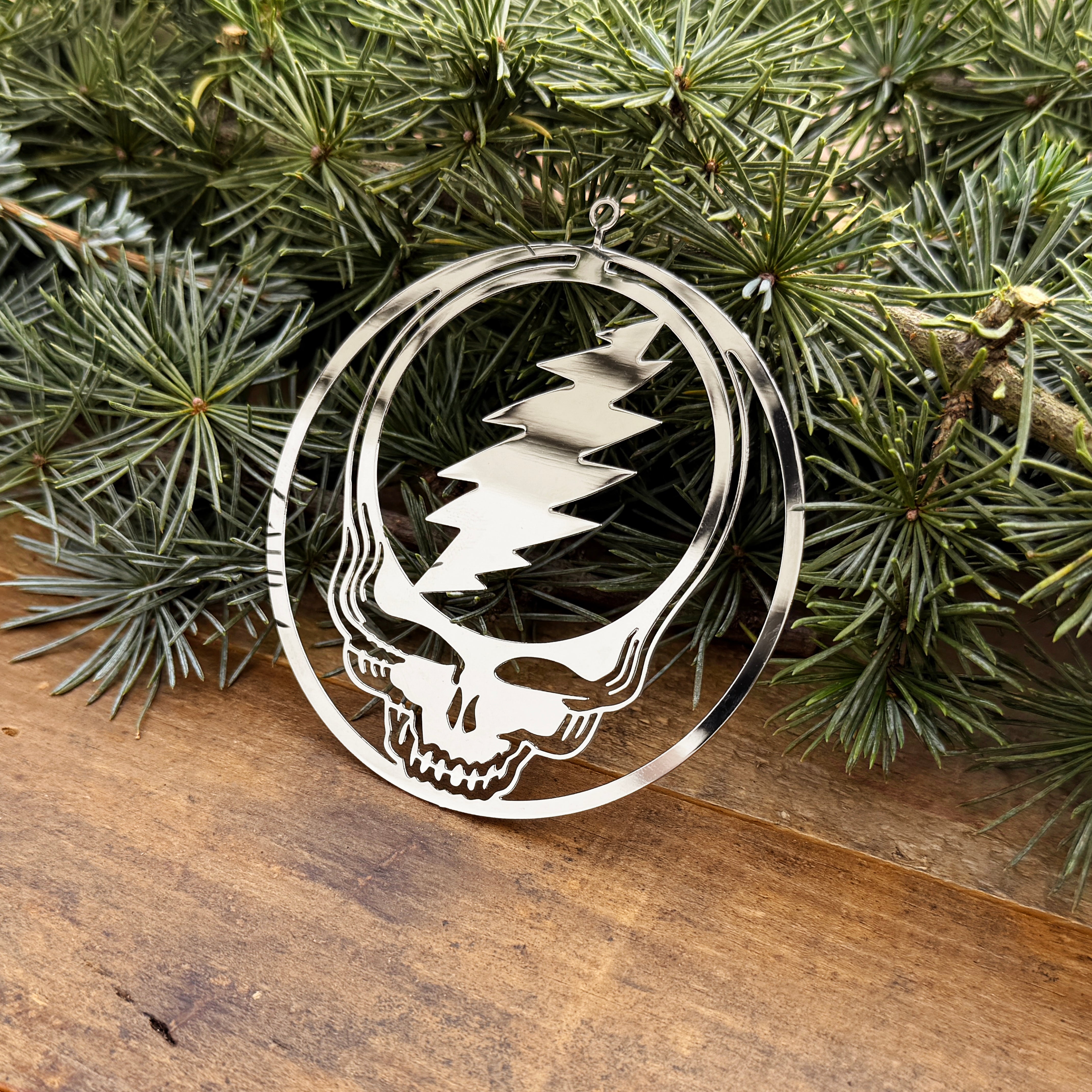 the THIN METAL STEALIE ORNAMENT - Grateful Fred   - Ornament