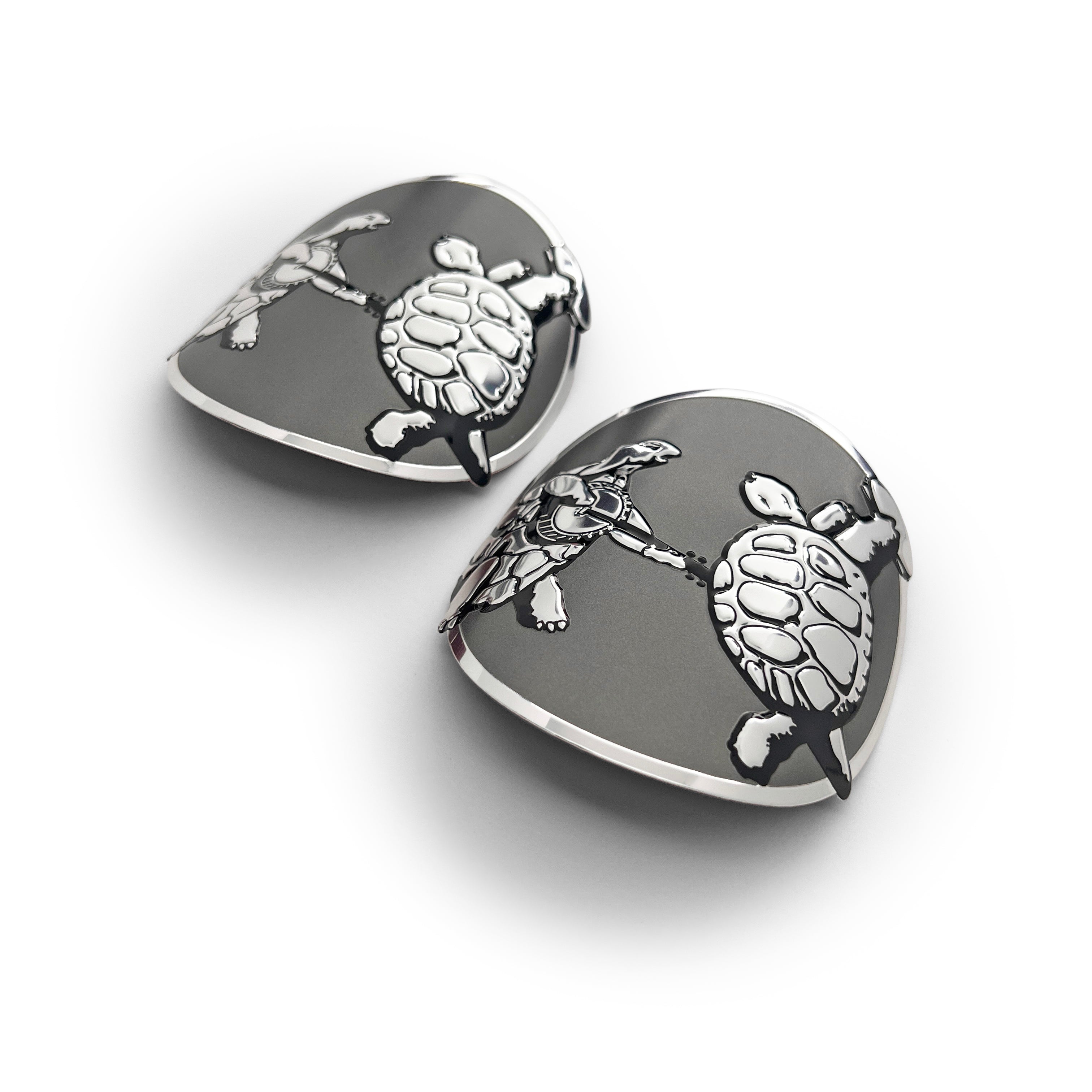 the DANCING TERRAPINS BOTTLE BADGE - 2 PACK - Grateful Fred   - Bottle Badges