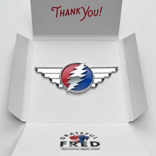 Load image into Gallery viewer, the TOUR WINGS BADGE - Grateful Fred   - Badge
