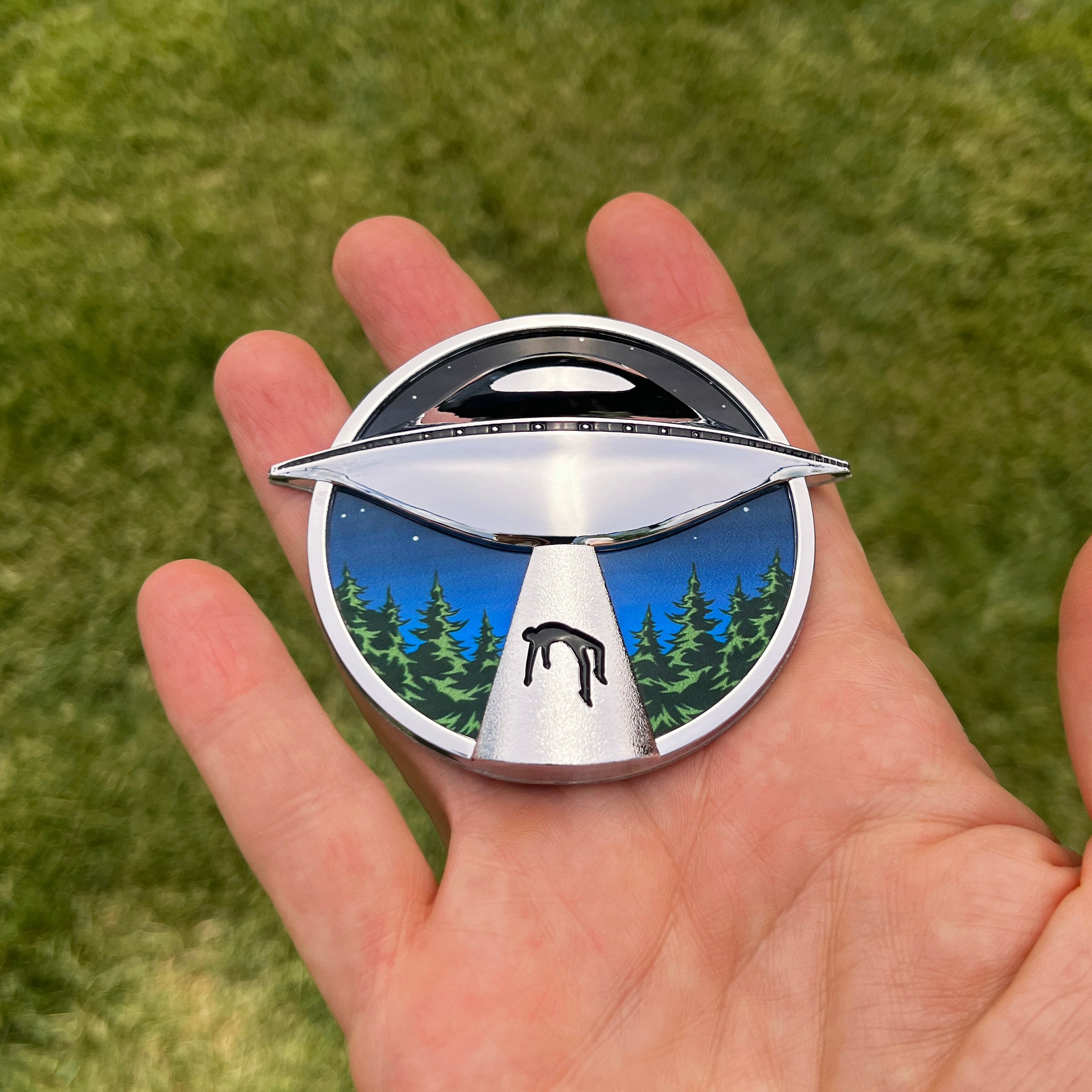 the UFO BADGE - Grateful Fred   - Badge