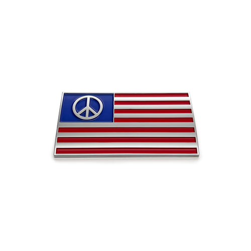 the AMERICAN PEACE BADGE