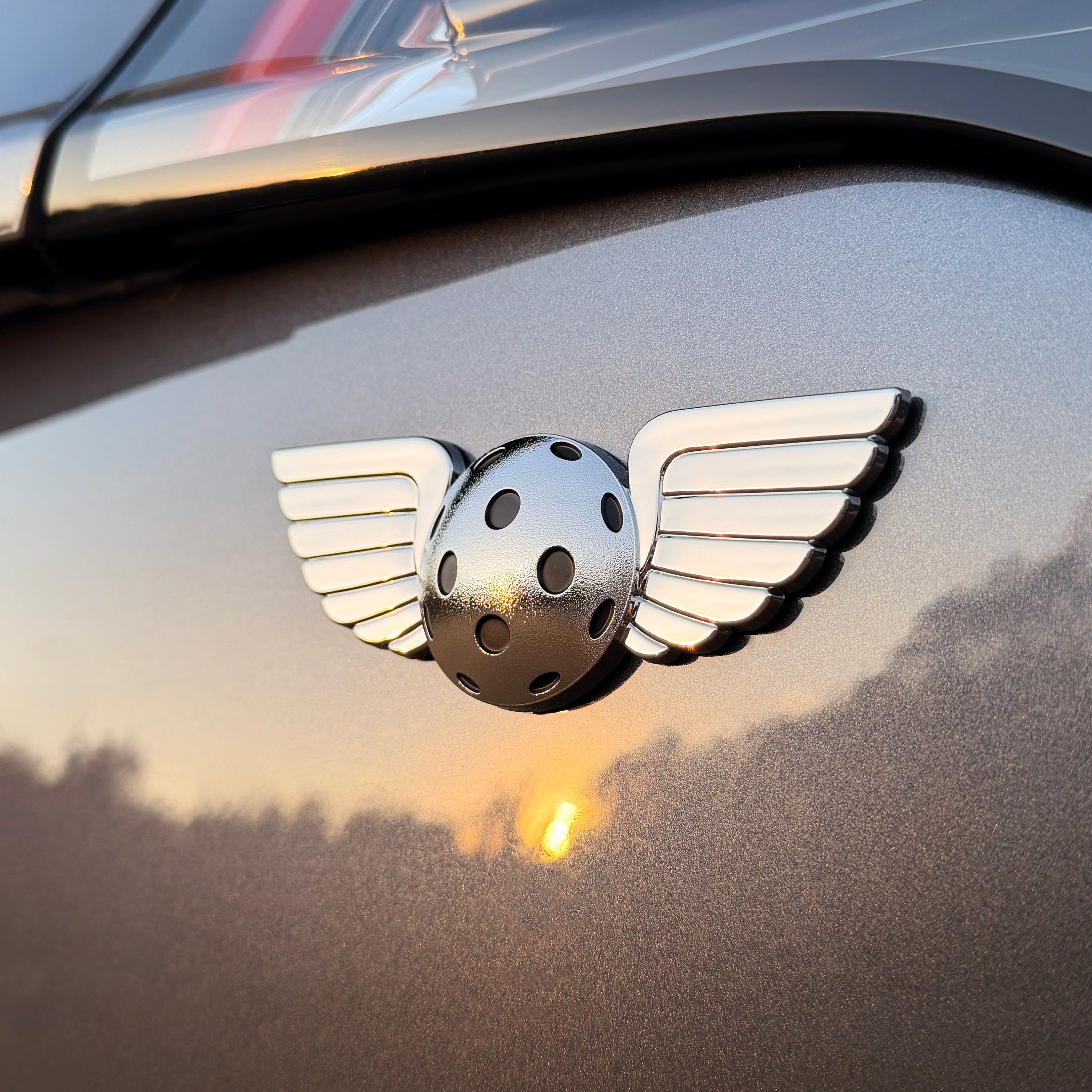 the WINGED PICKLEBALL BADGE - Grateful Fred   - 